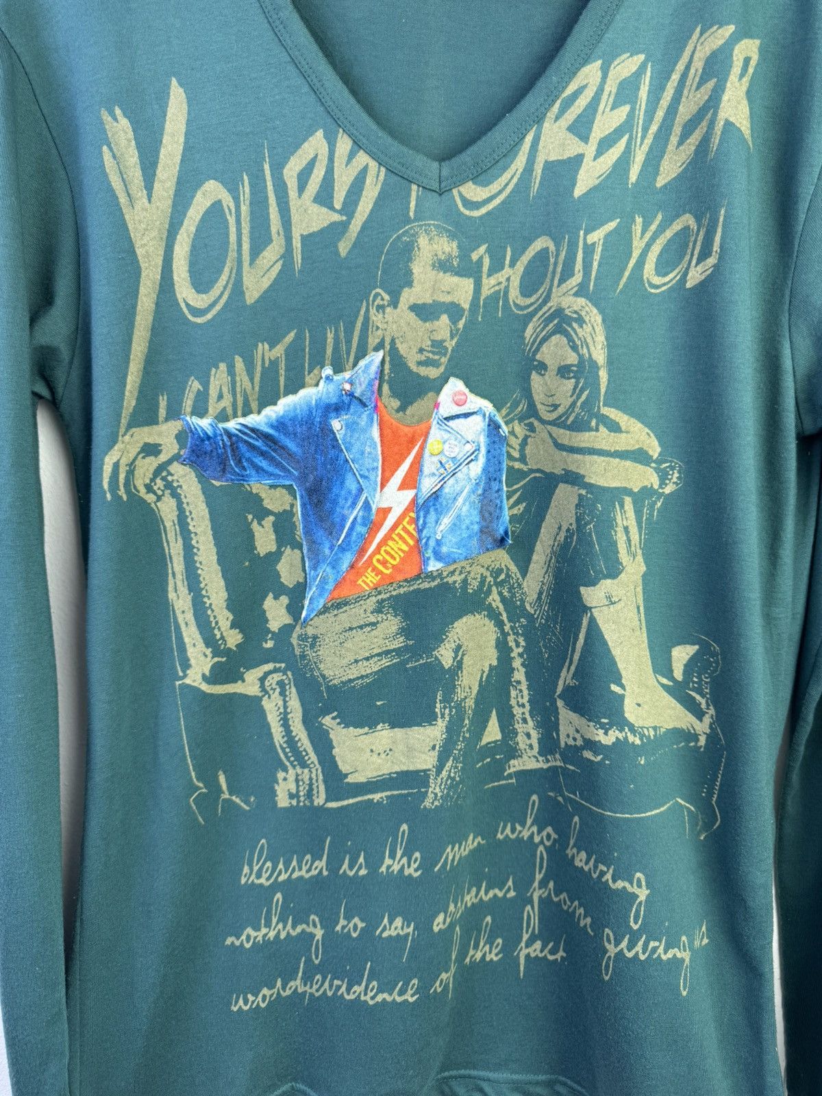 PPFM PPFM longsleeve Vneck tshirt inspired by film Taxi Driver Size US M / EU 48-50 / 2 - 5 Thumbnail