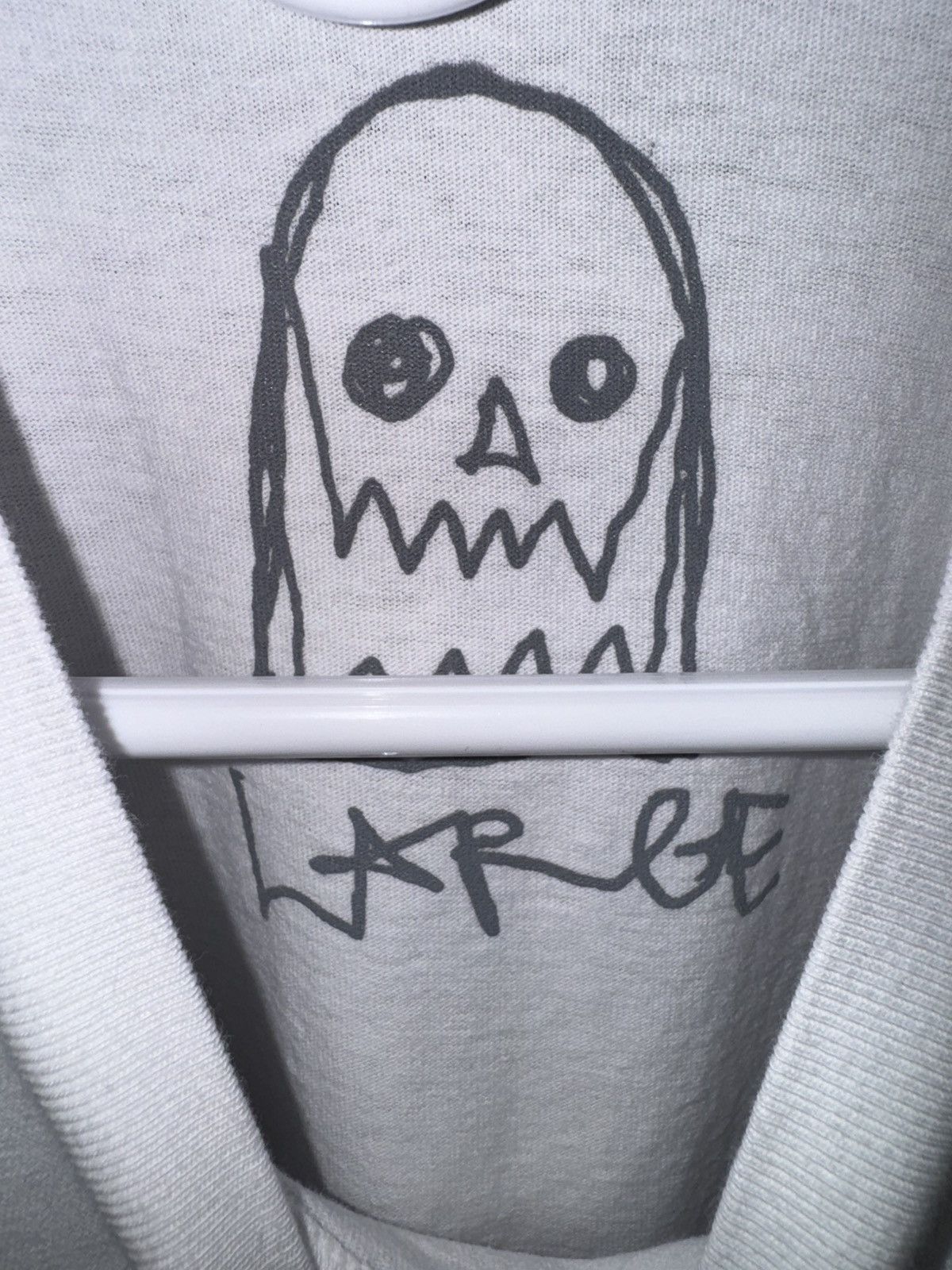 Asspizza Asspizza Puff Print Face Shirt White 2022 Size US L / EU 52-54 / 3 - 6 Thumbnail