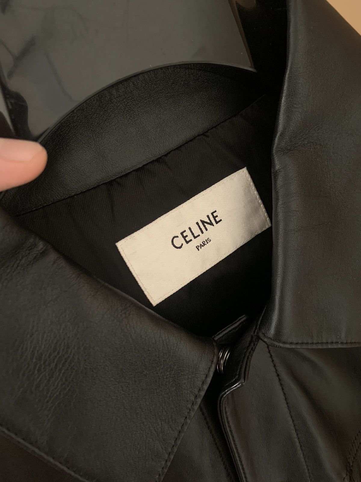 Celine Celine 2023SS Lambskin leather jacket Size US L / EU 52-54 / 3 - 2 Thumbnail
