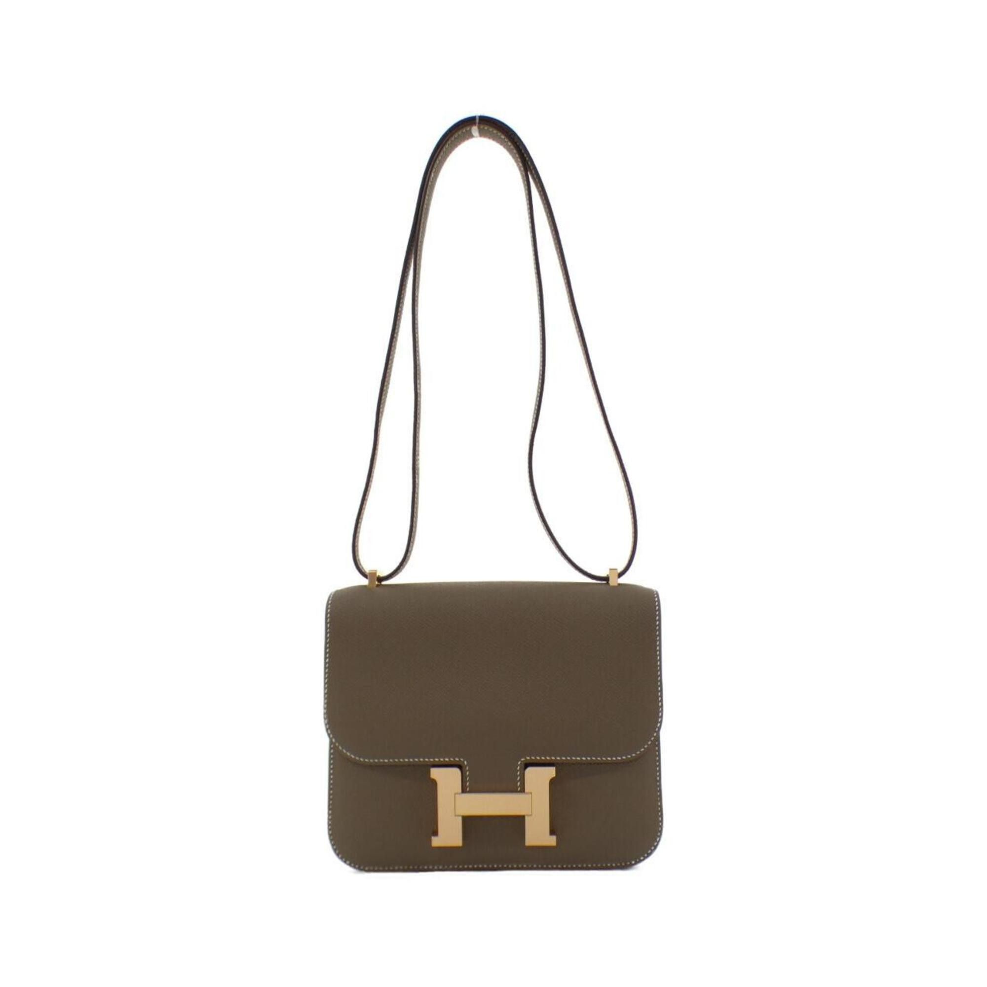 Hermes Constance 3 Mini 083905Cd Shoulder Bag in Grey, Women's