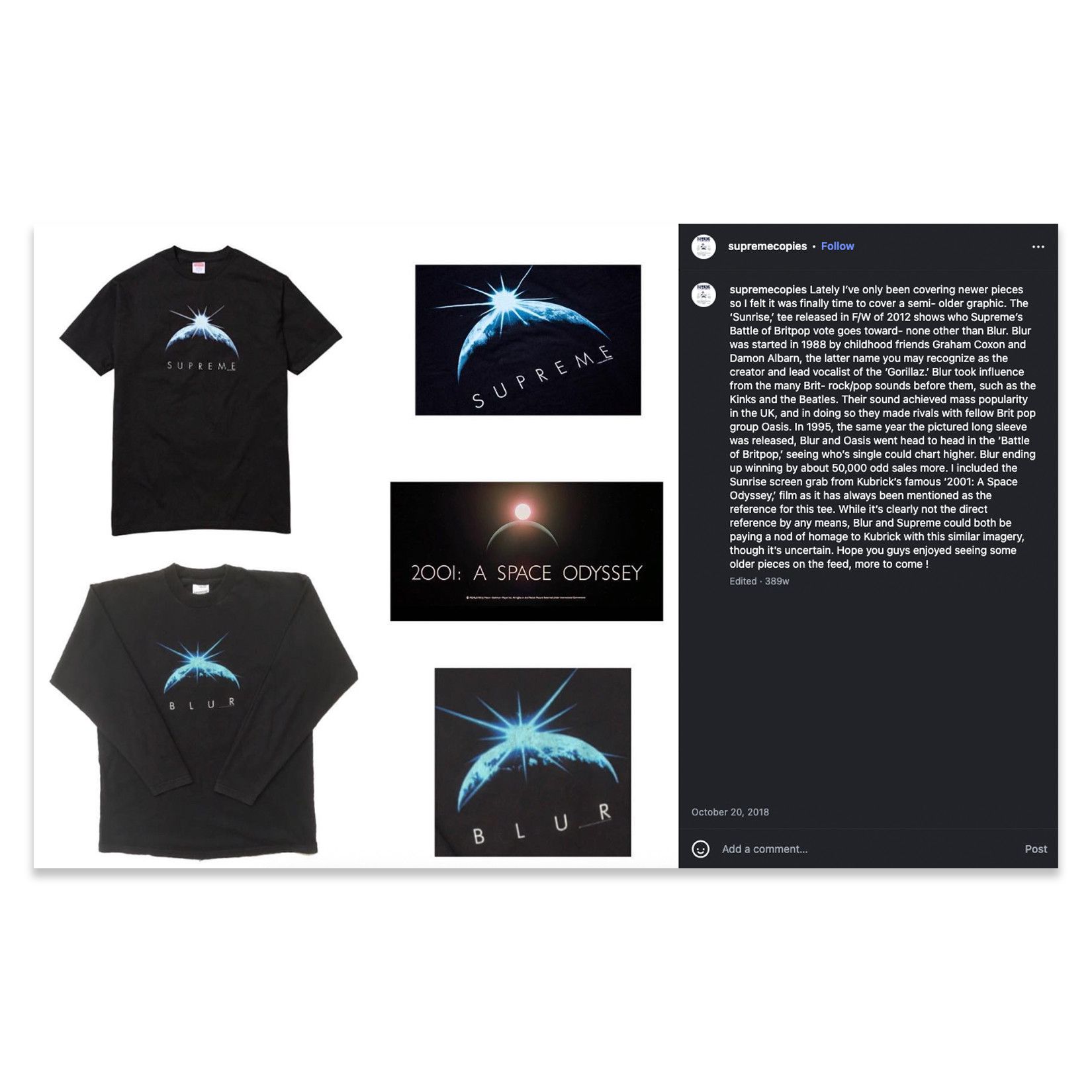 Supreme FW12 Supreme Sunrise Tee Size US XL / EU 56 / 4 - 11 Thumbnail