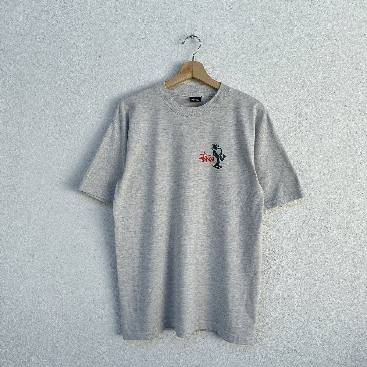 Stussy × Vintage Vintage 90’s Stussy Rasta T Shirt Size US L / EU 52-54 / 3 - 5 Thumbnail