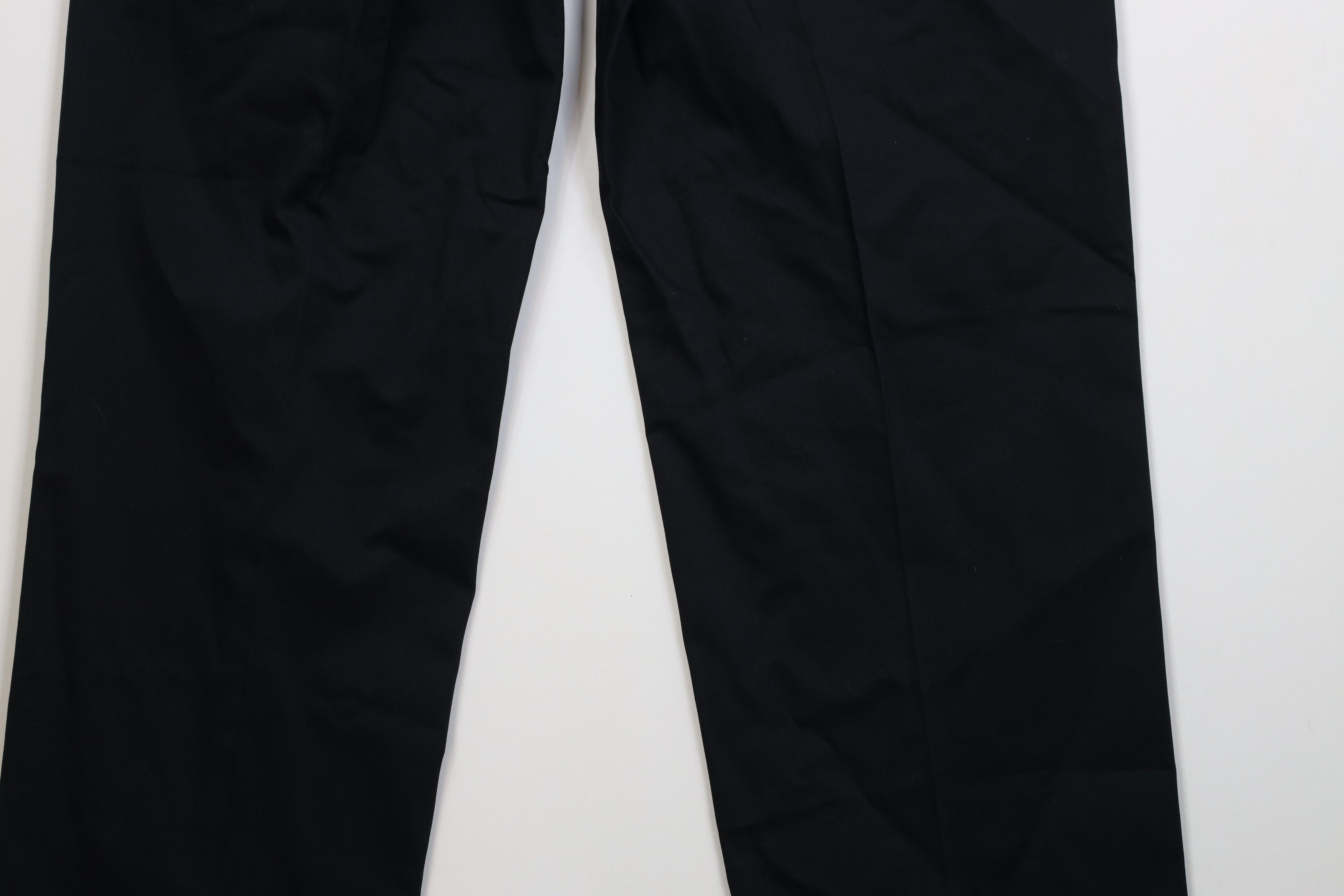Wrangler Deadstock Vintage Y2K Wrangler Wide Leg Chino Pants Black Size US 36 / EU 52 - 13 Thumbnail