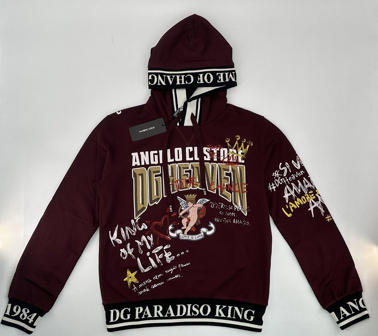 Dolce & Gabbana Size-46/S New Dolce&Gabbana Men's Sweatshirt Size US S / EU 44-46 / 1 - 4 Thumbnail