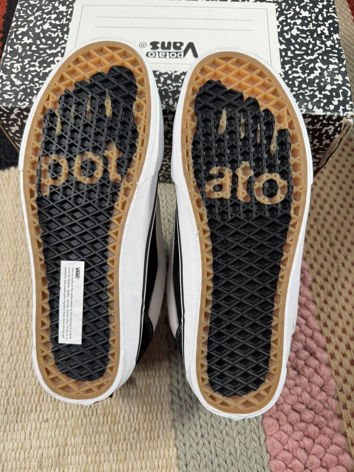 Imran Potato × Vans Vans Vault Ua Knu-Skool Vr3 LX Imran Potato Black White Size US 9.5 / EU 42-43 - 10 Thumbnail