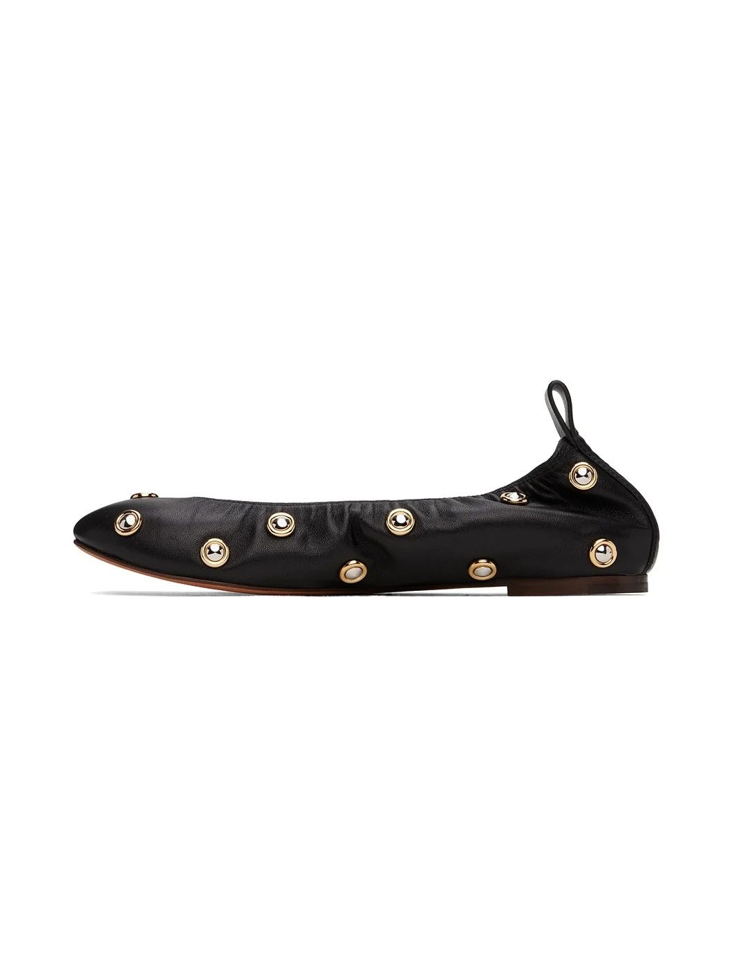 Lanvin o1y0326 Ballet Flats in Black Size US 6 / IT 36 - 2 Thumbnail