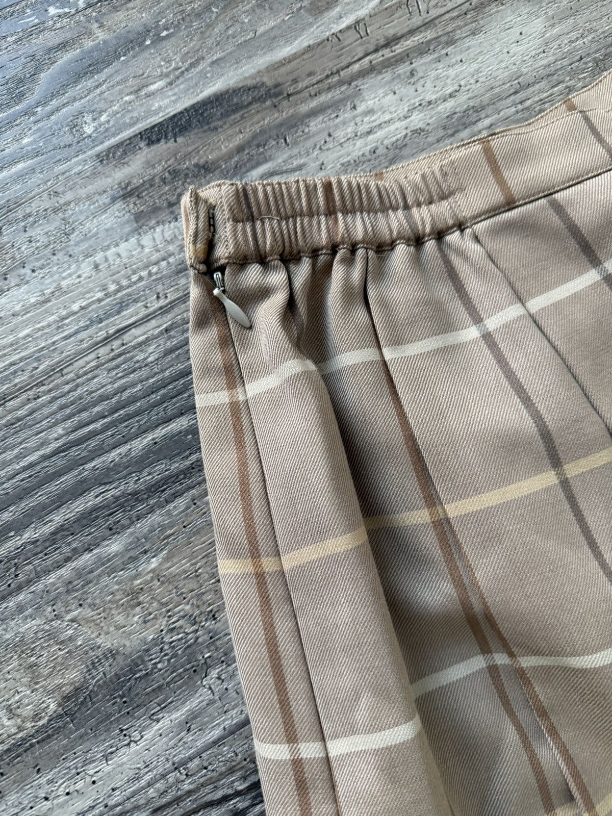 Burberry 1990's Burberry Check Long Pleated Skirt Size 26" / US 2 / IT 38 - 7 Thumbnail