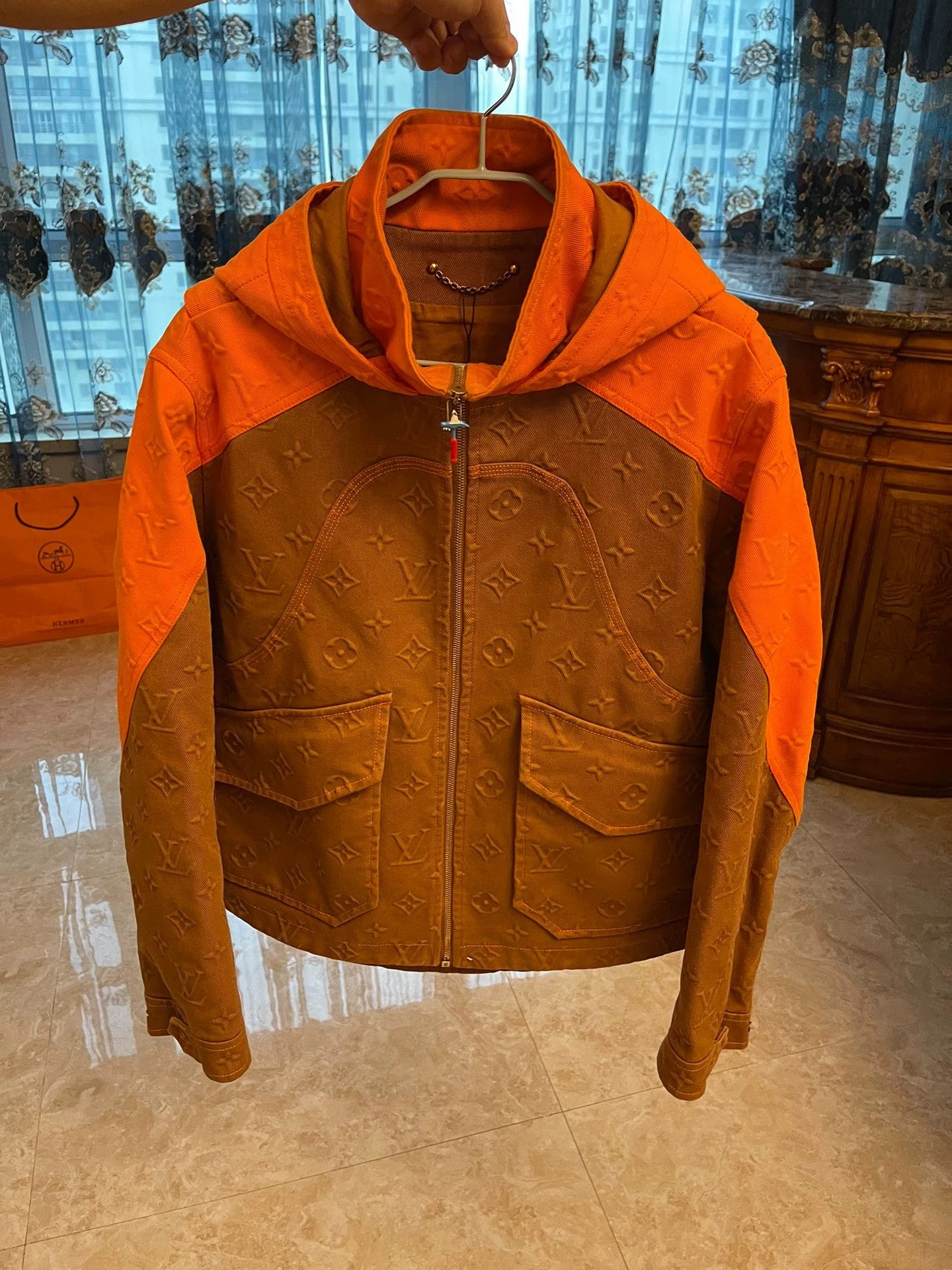 Louis Vuitton LV Full Monogram 3D Embossed Jacket Size 44 (fits 50) Size US S / EU 44-46 / 1 - 1 Thumbnail