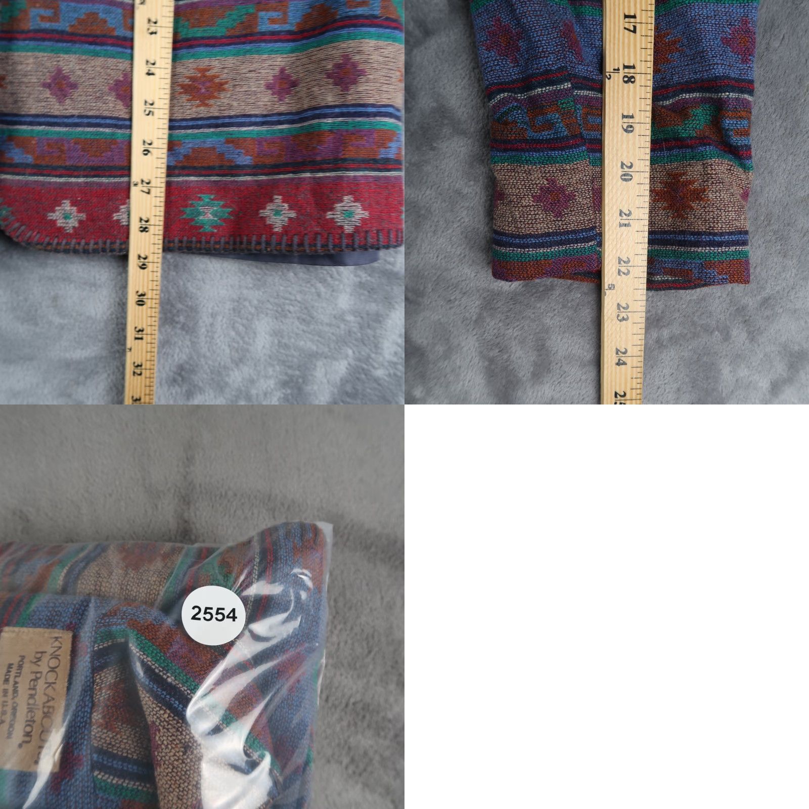 Pendleton VINTAGE Pendleton Coat Women's M Southwestern Aztec Wool USA Shirt Jacket Overcoat Mens Womens Girls Size M / US 6-8 / IT 42-44 - 8 Thumbnail