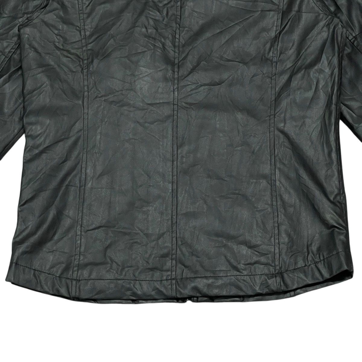 Leather Vintage Red Skins Black Cafe Racer Faux Leather Jacket Size US L / EU 52-54 / 3 - 16 Thumbnail
