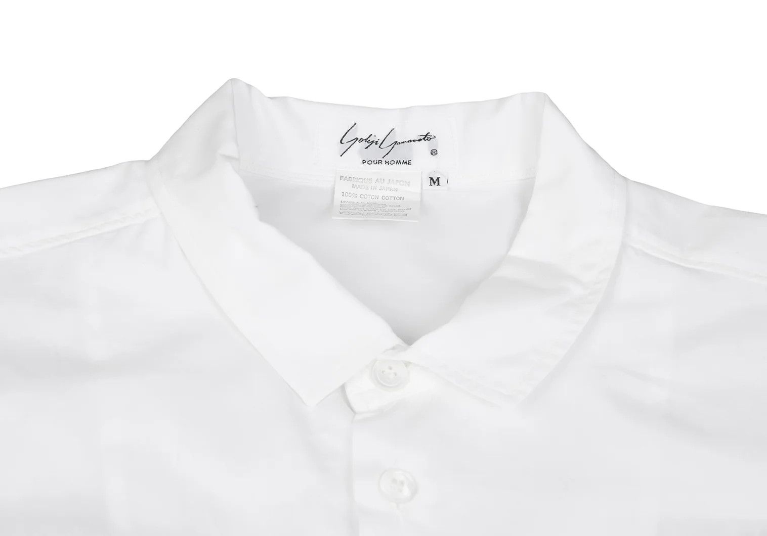 Yohji Yamamoto Yohji Yamamoto Gathered Design Cotton Shirt Size US M / EU 48-50 / 2 - 3 Thumbnail