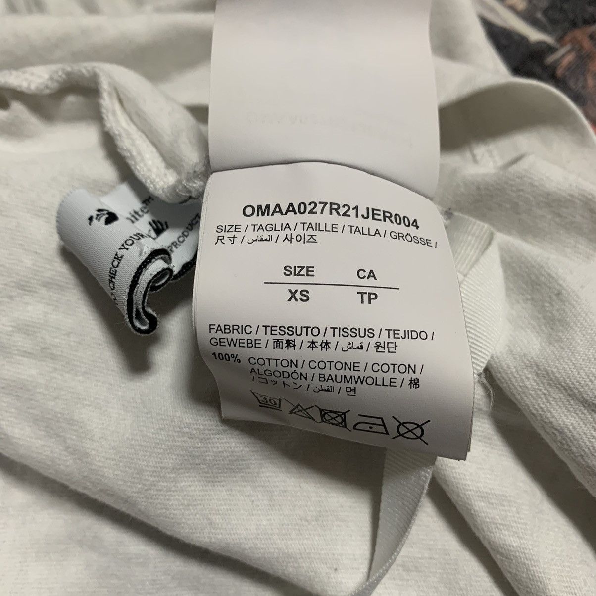 Off-White Off White XS Caravaggio Arrows White Tee Virgil Abloh Size US XS / EU 42 / 0 - 8 Thumbnail