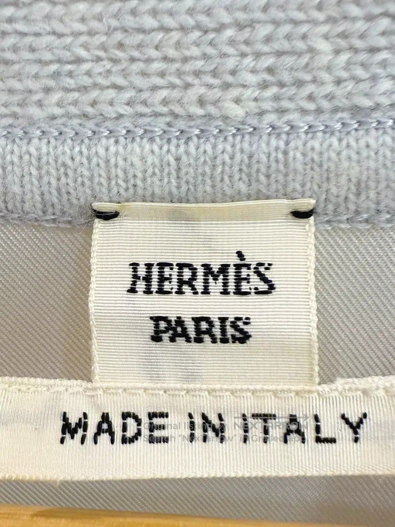 Hermes Hermes Silk and cashmere blend cardigan jacket Size XXS / US 00 / IT 34 - 7 Thumbnail