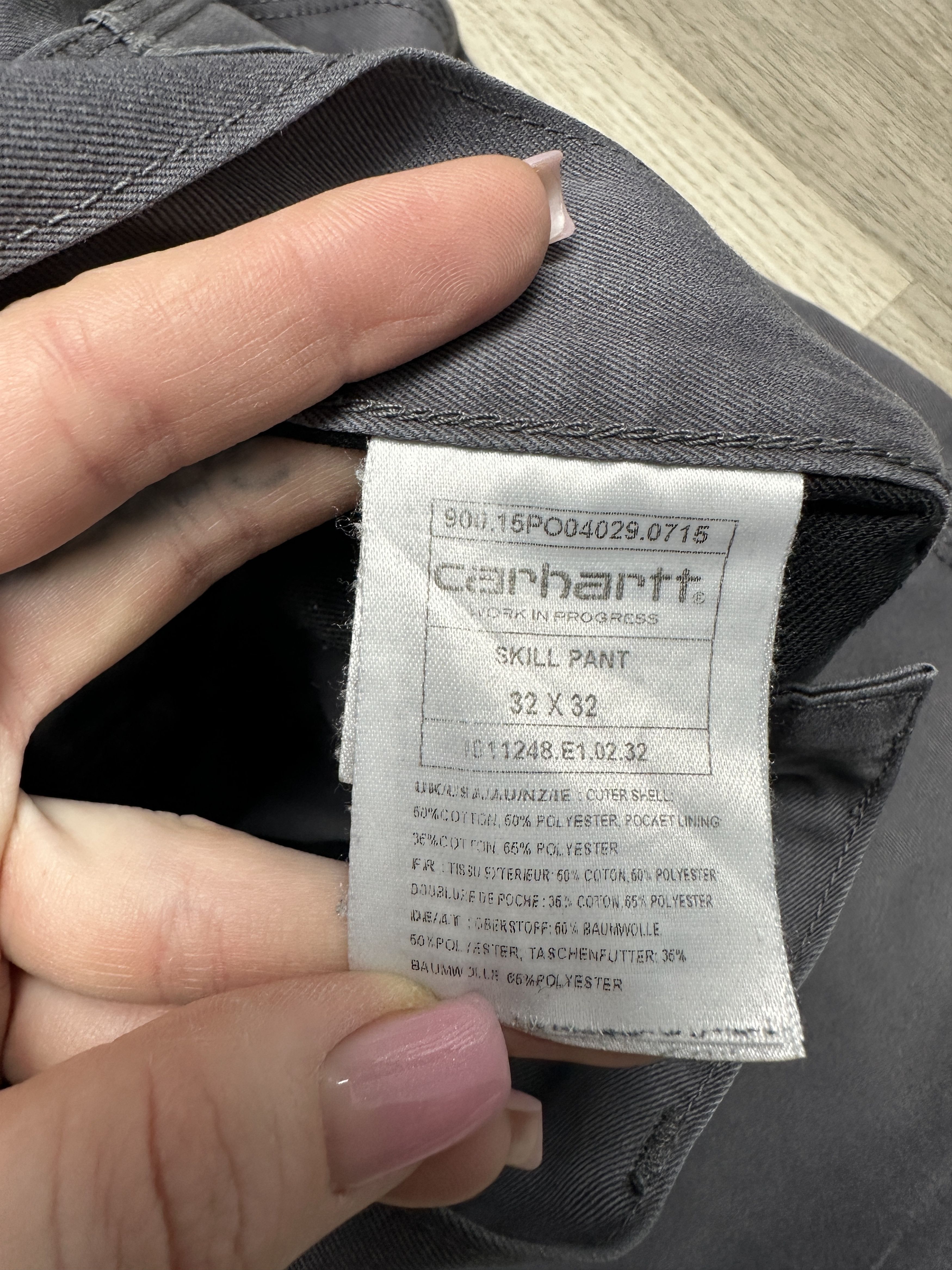 Carhartt Carhartt WIP Vintage Mens Skill Pants Size US 32 / EU 48 - 9 Thumbnail