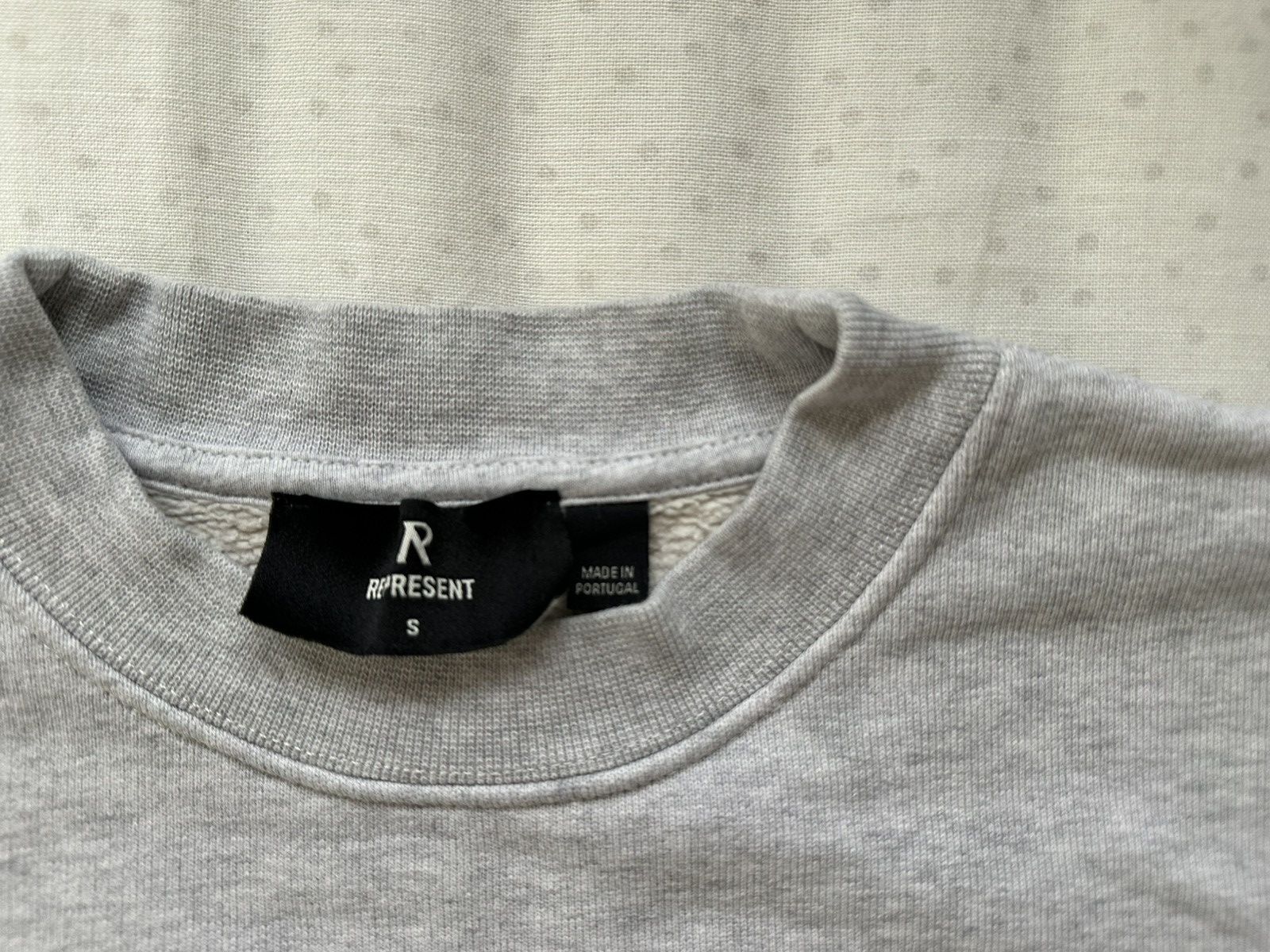 Represent Clo. Represent Initial Boxy Sweater Ice Grey Marl Size US S / EU 44-46 / 1 - 3 Thumbnail