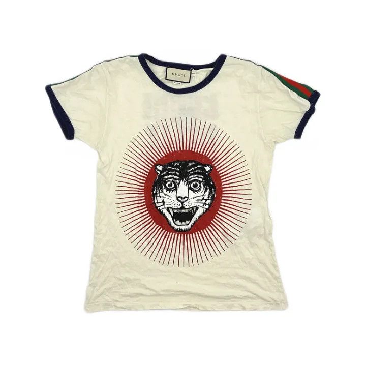 Gucci Gucci Casual Short Sleeve T-Shirt with Print Size US L / EU 52-54 / 3 - 1 Thumbnail