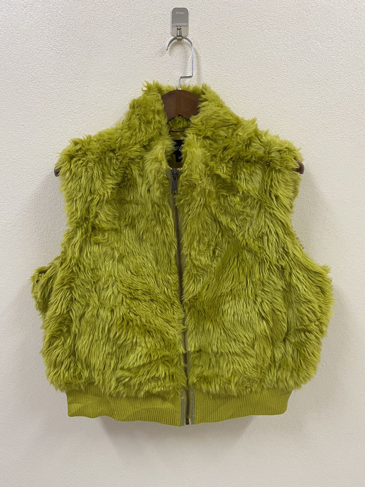 Japanese Brand × Vintage Vtg Diterrane Fur Vest Acrylic Mohair Size XL / US 12-14 / IT 48-50 - 1 Thumbnail