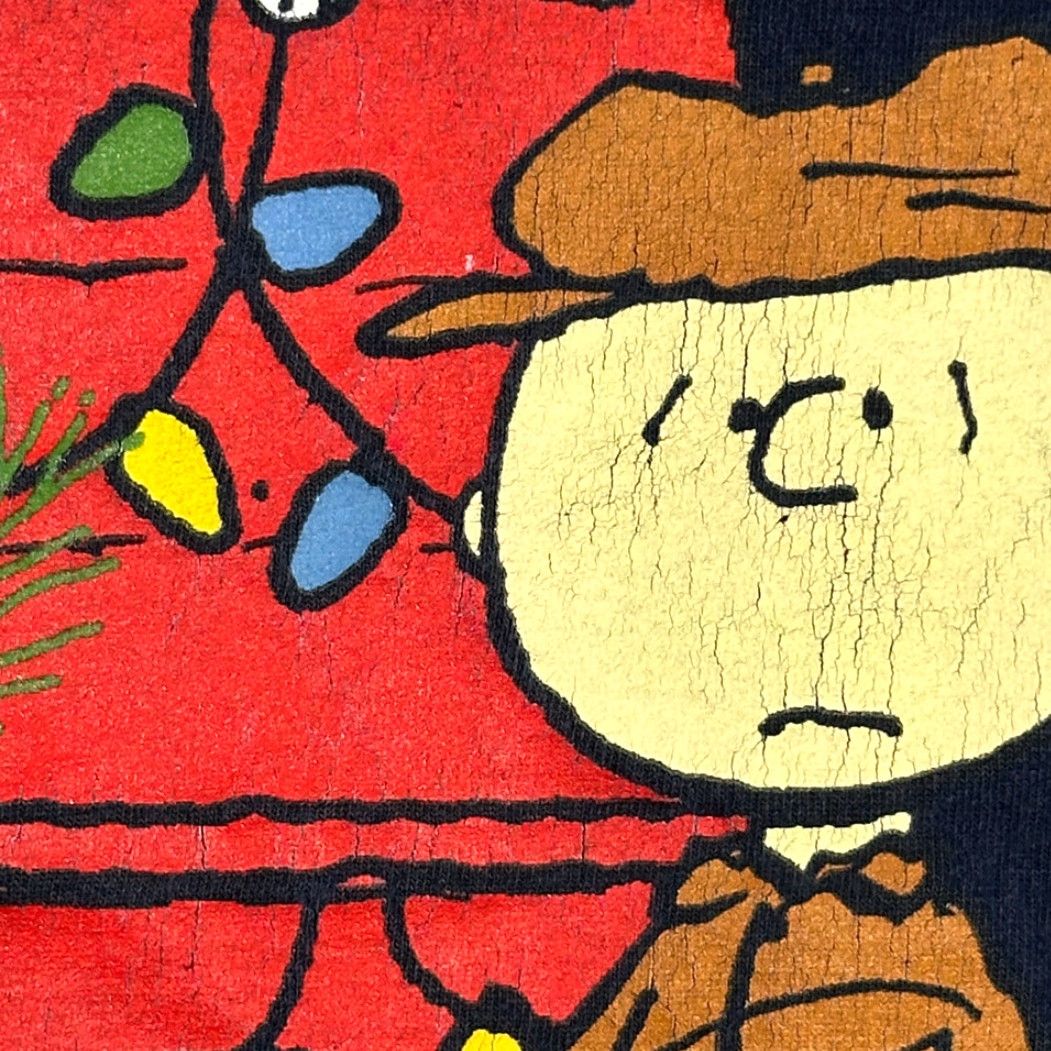 Gildan VINTAGE Charlie Brown Christmas Shirt Adults XL Blue Peanuts Snoopy Y2K Size US XL / EU 56 / 4 - 3 Thumbnail