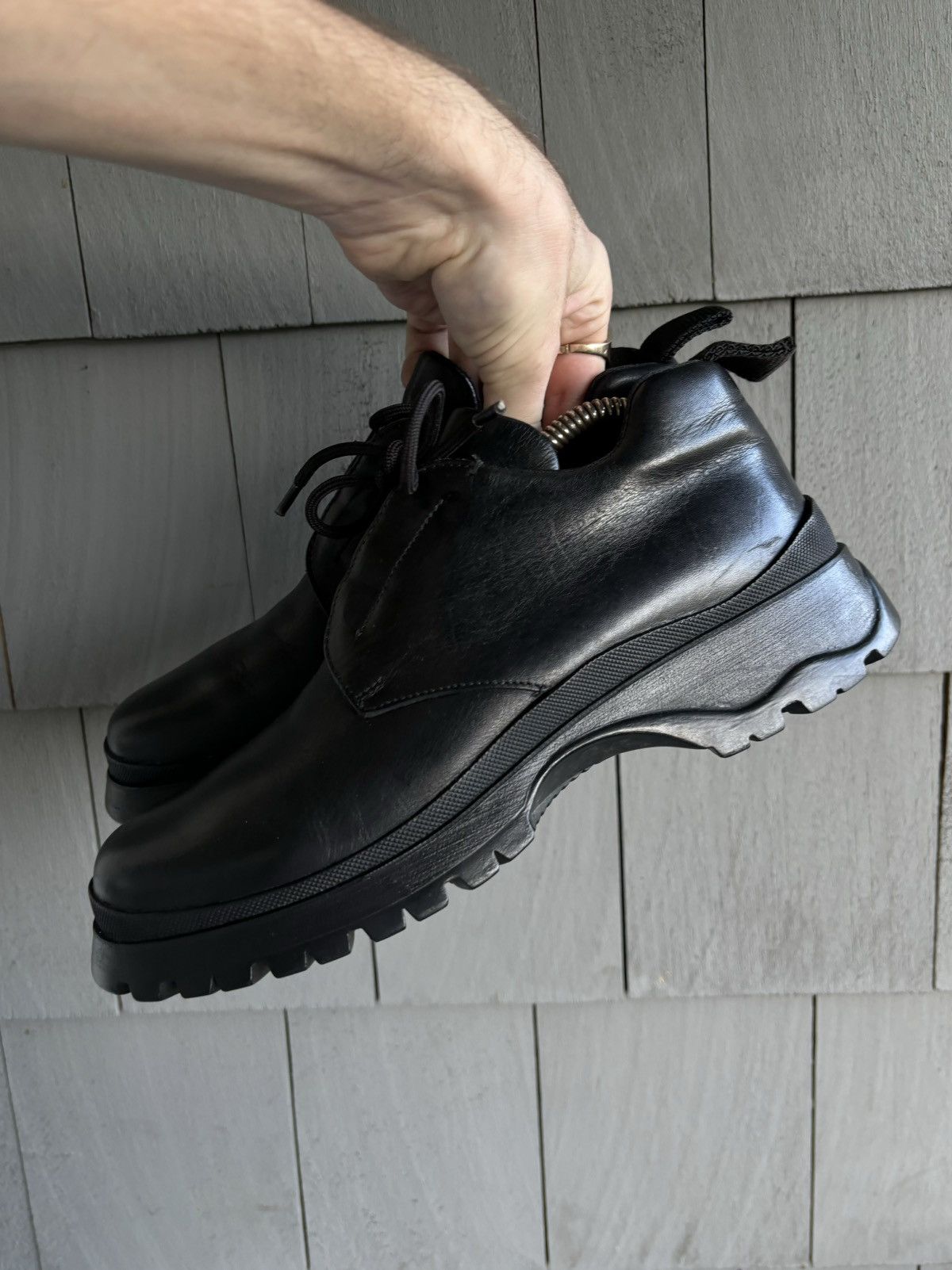 00s PRADA SPORTS Trekking Leather Boots