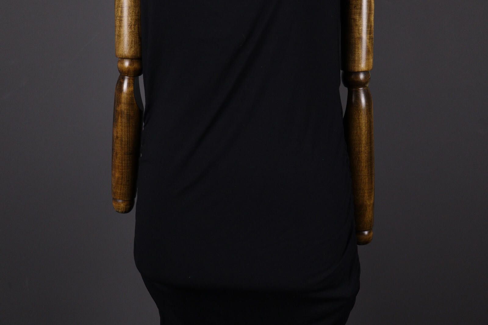 Designer Marc Cain Black 900 Summer Tank Bodycon Dress Size 6 Size M / US 6-8 / IT 42-44 - 3 Thumbnail