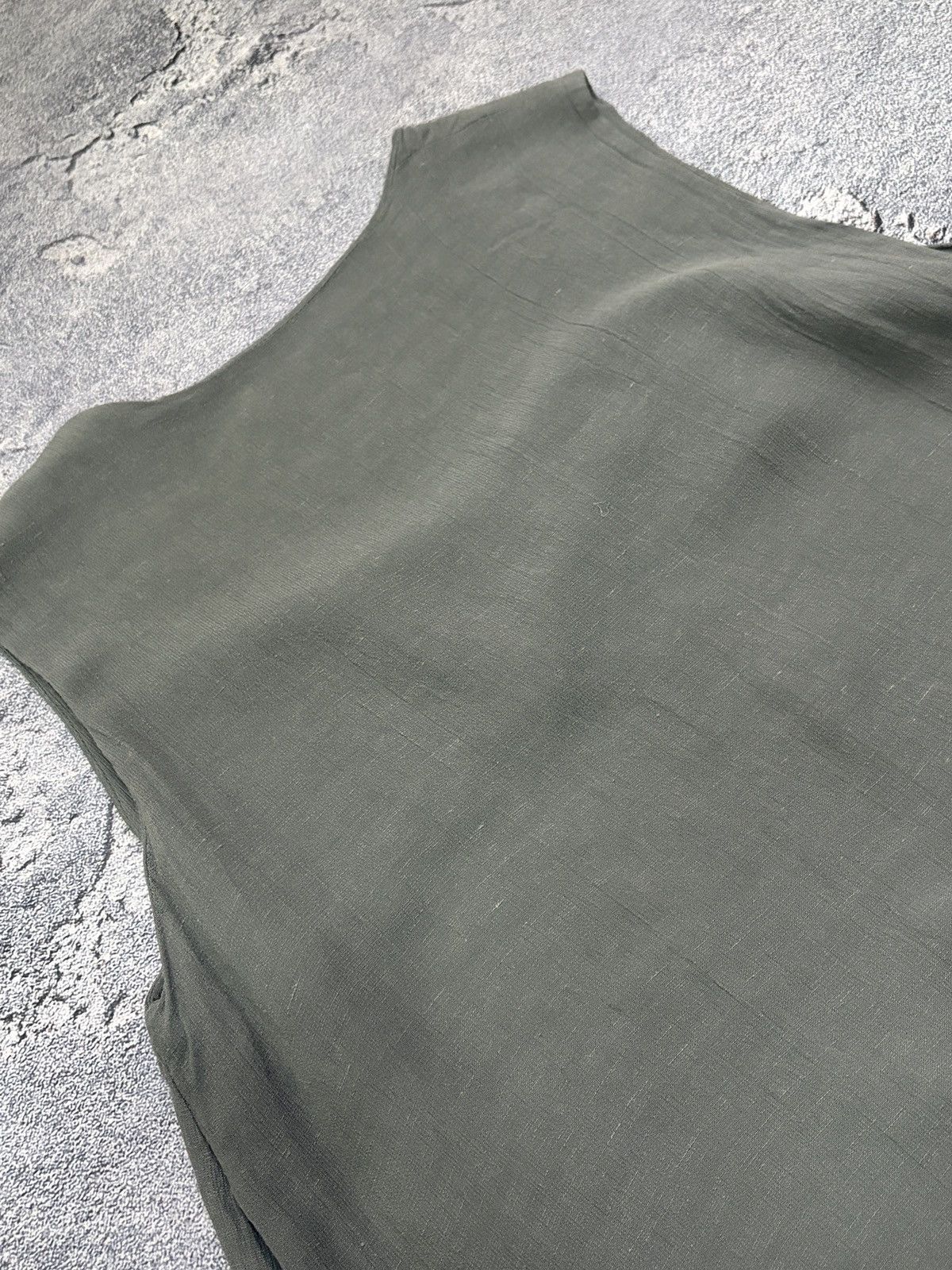 Rundholz Rundholz Grey Sleeveless Asymmetric Lagenlook Dress S Size S / US 4 / IT 40 - 12 Thumbnail