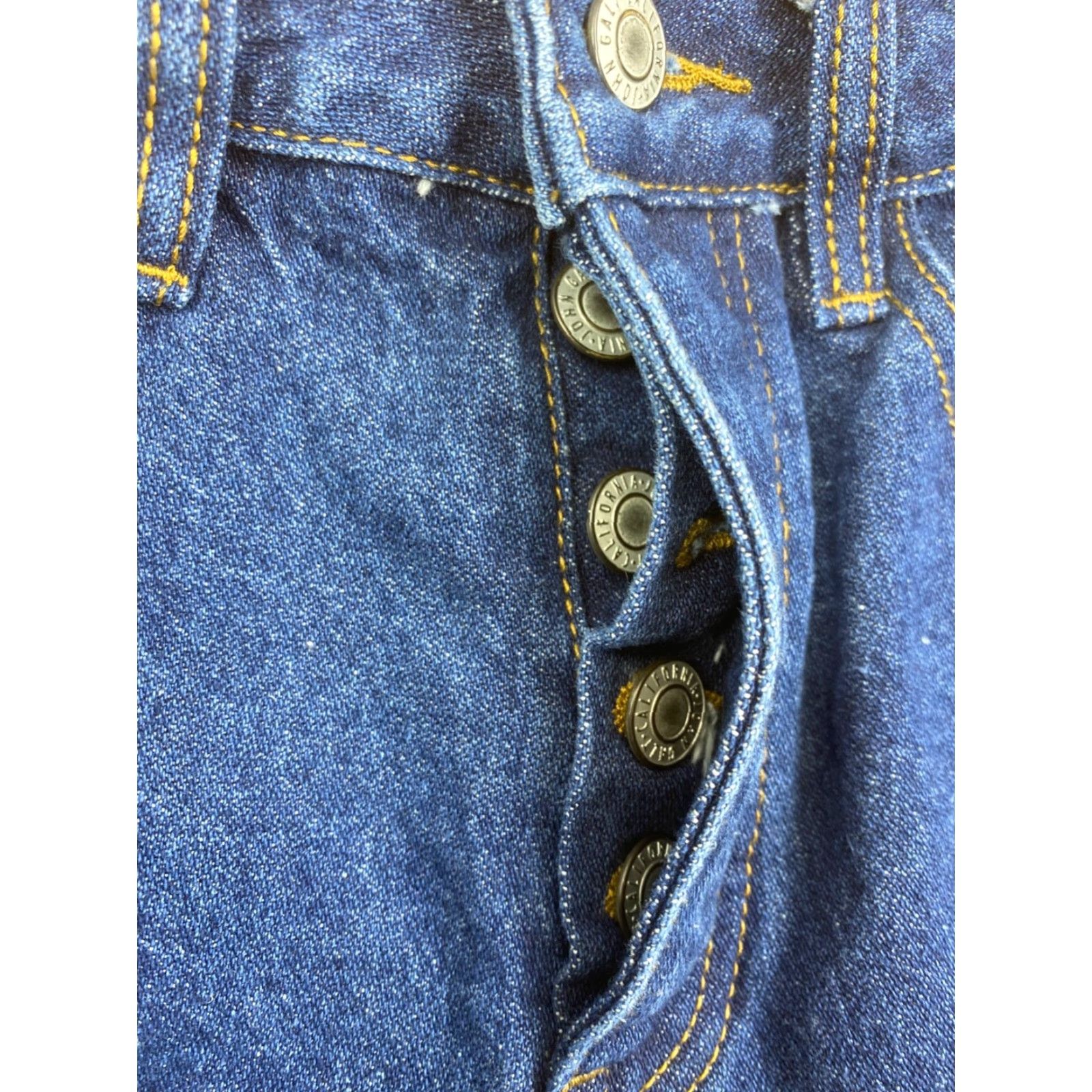 Other VINTAGE J Galt Jeans Womens S Blue Denim Button Fly Straight Size 28" / US 6 / IT 42 - 3 Thumbnail