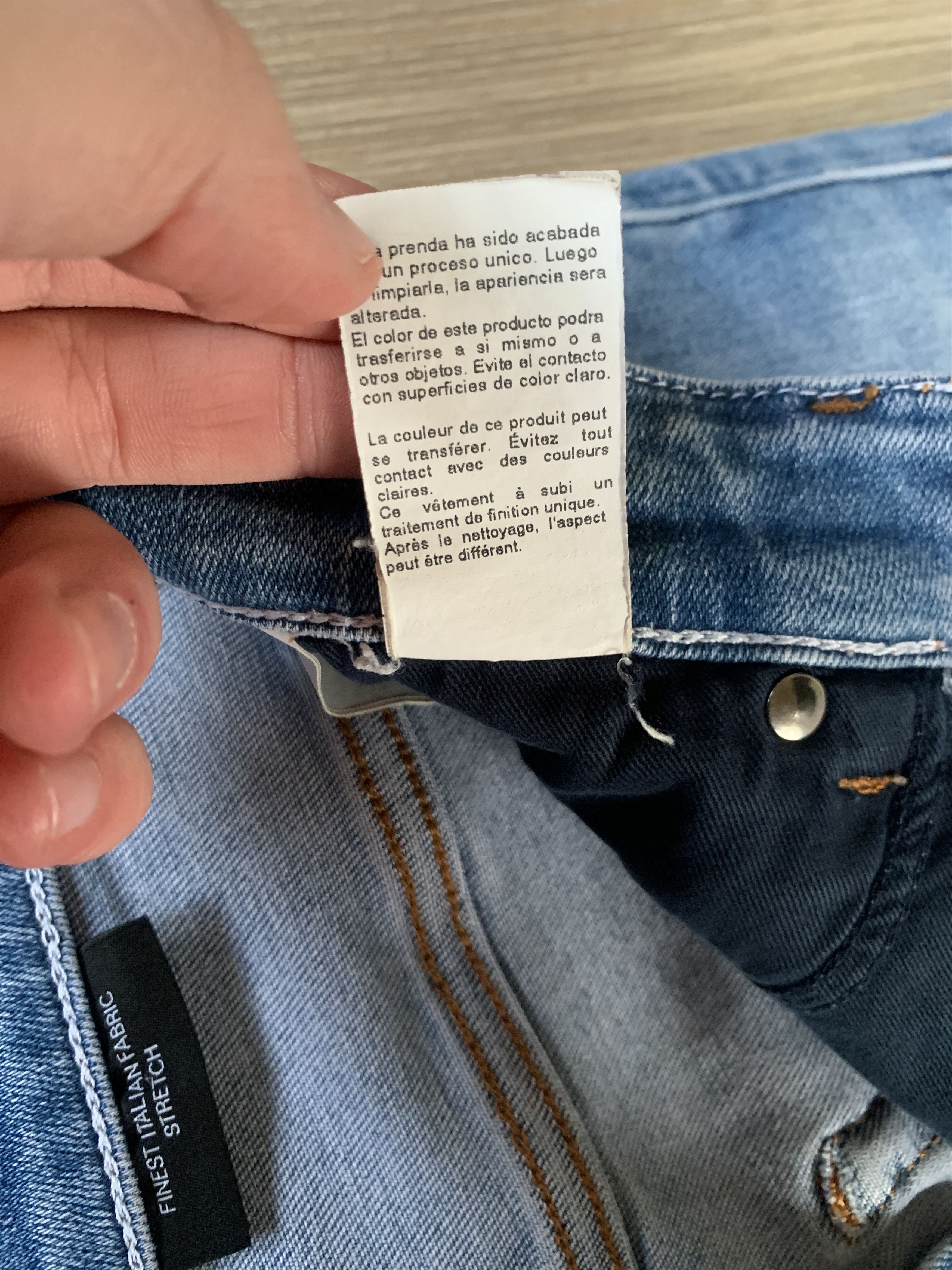 Hugo Boss Hugo Boss Candiani Denim Light Blue Stretch Jeans Size US 32 / EU 48 - 11 Thumbnail