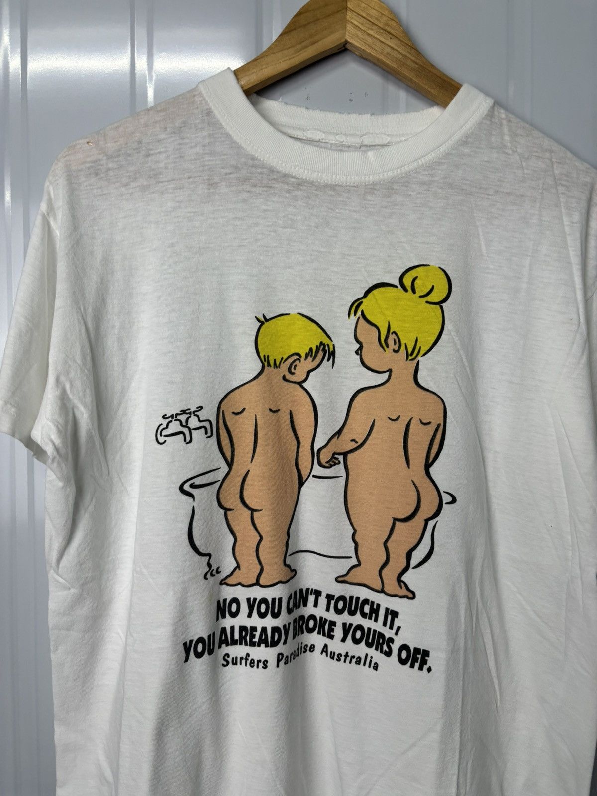 Vintage RARE! Vintage 90’s Art Humor Tee Baby Size US M / EU 48-50 / 2 - 5 Thumbnail