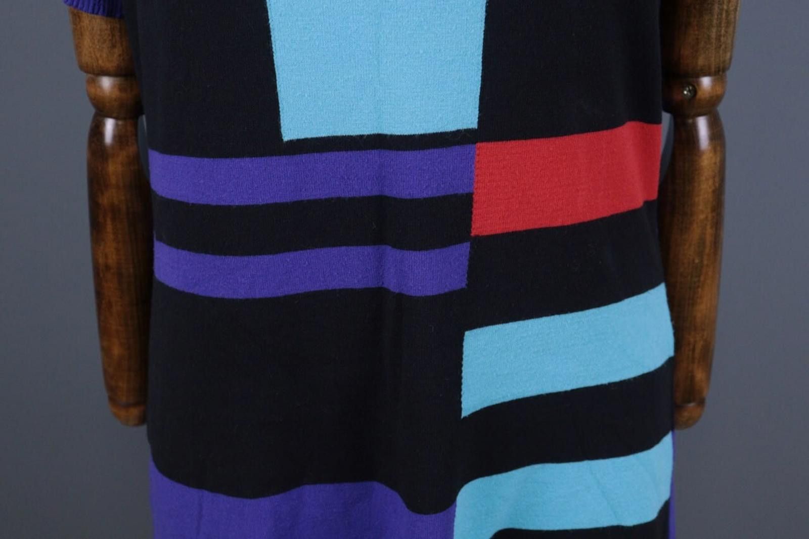 Designer Aventures des Toiles Multicolor Printed A-Line Dress Size M / US 6-8 / IT 42-44 - 5 Thumbnail