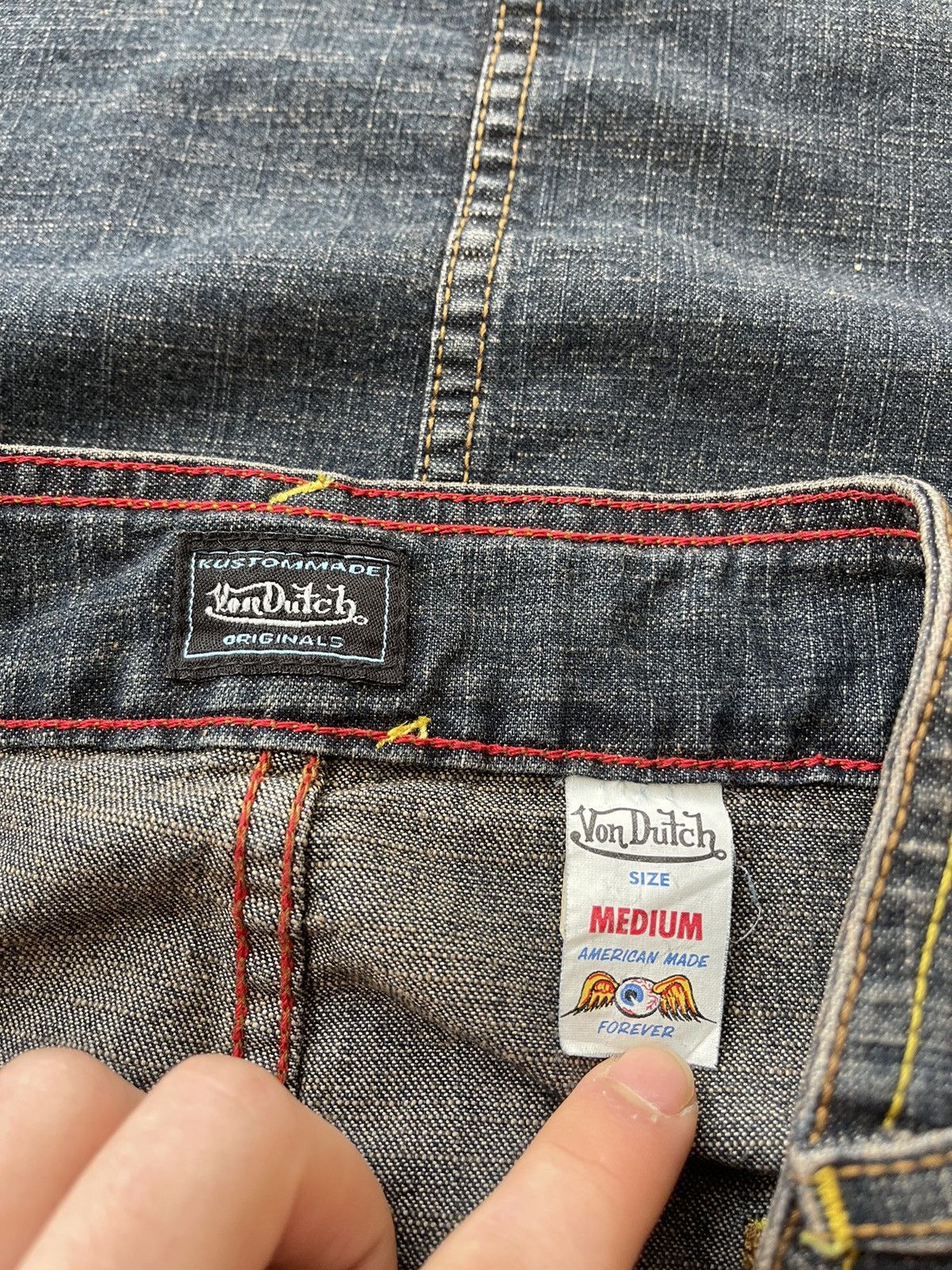 Von Dutch Vintage Von Dutch Denim Zipper Skirt Size M y2k Size 30" / US 8 / IT 44 - 7 Thumbnail