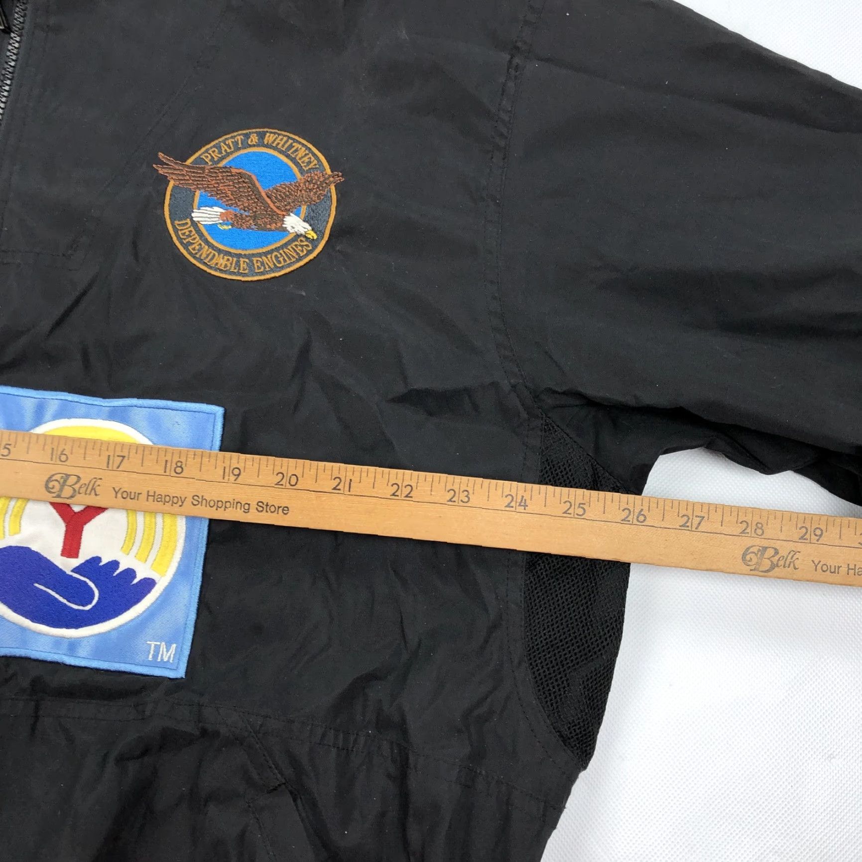 Weatherproof VINTAGE Weatherproof Jacket Windbreaker XL Mens Black Quarter-Zip Mock Neck Logo Aviation Corporate Weatherproof SkyWest United Way Size US XL / EU 56 / 4 - 7 Thumbnail