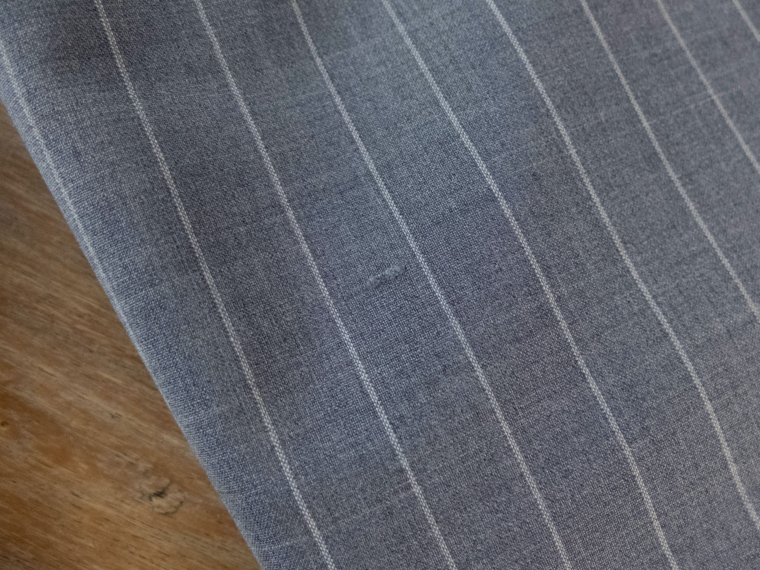 SARTORIO SARTORIO Napoli by Kiton gray striped wool suit 42R Size 42R - 11 Thumbnail