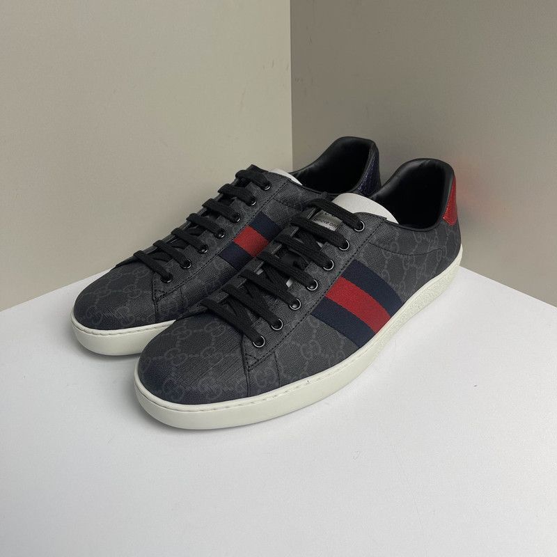 Gucci Gucci Ace Low-Top Sneakers for Men - Size US 12 / EU 45 - 1 Thumbnail