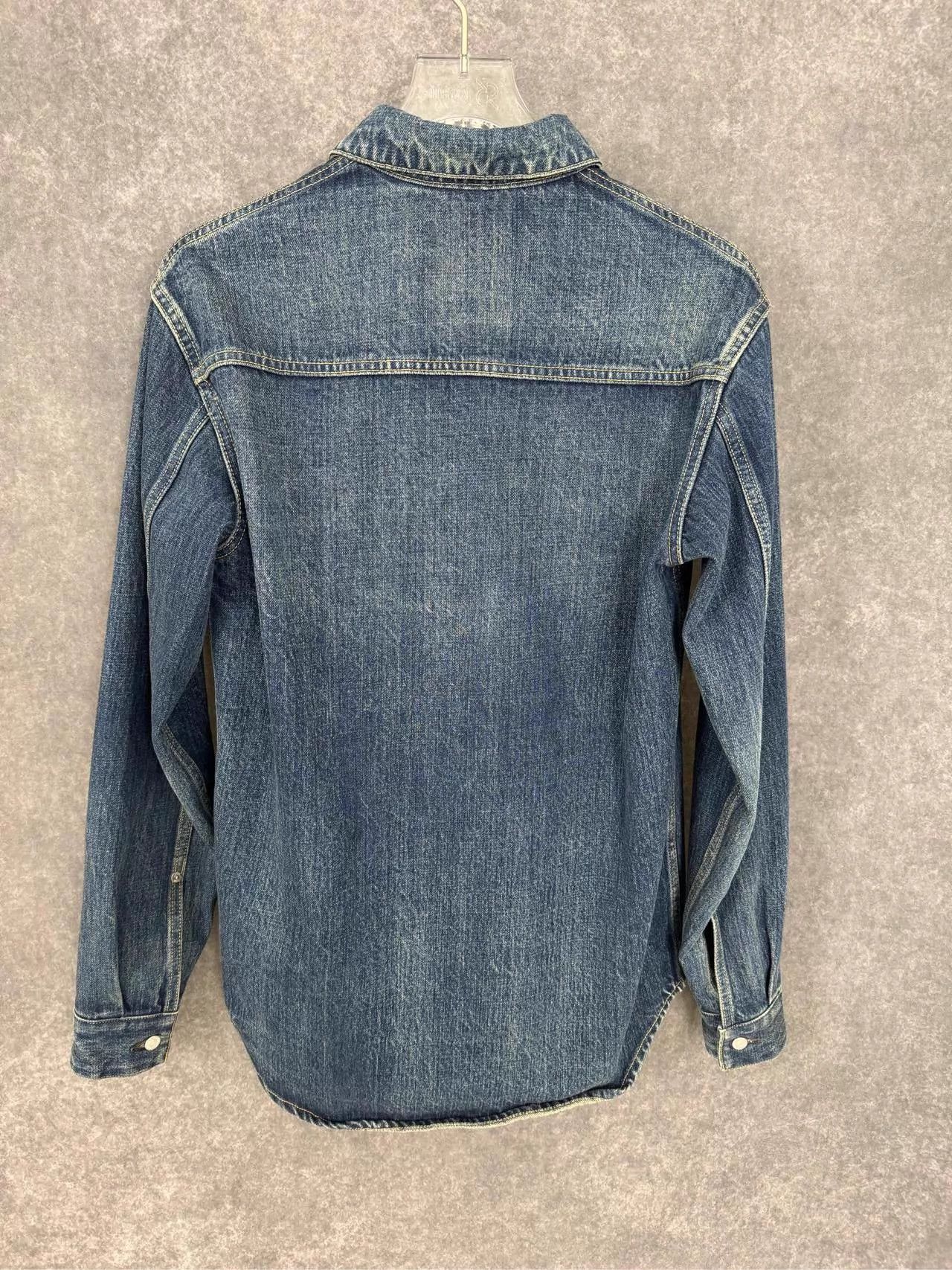 Dior DIOR Logo Single-Breasted Denim Shirt 37 Size US XS / EU 42 / 0 - 2 Thumbnail