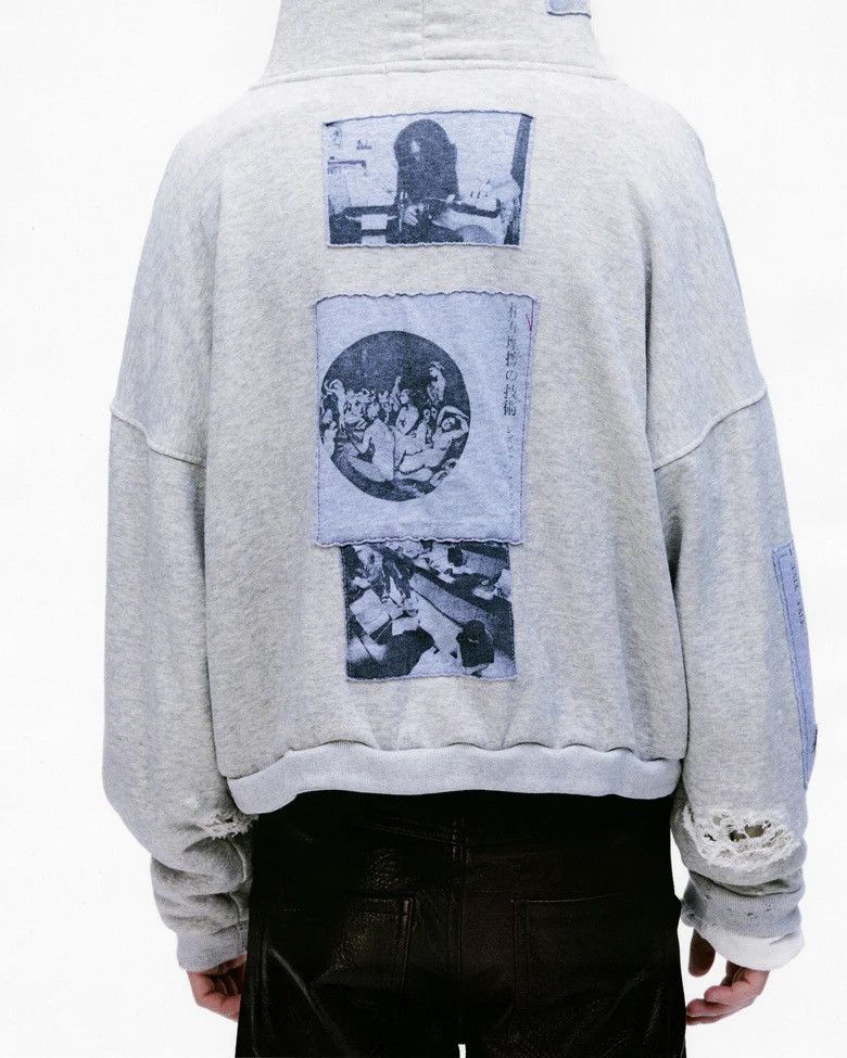 Enfants Riches Deprimes ASSEMBLAGE ZIP OVERSIZED HOODIE Size US L / EU 52-54 / 3 - 4 Thumbnail