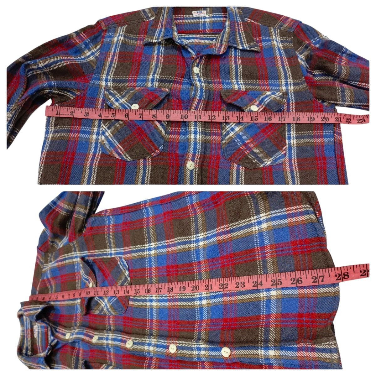 Lee Vintage Lee Flannel Double Pocket Shirt Size US M / EU 48-50 / 2 - 8 Thumbnail