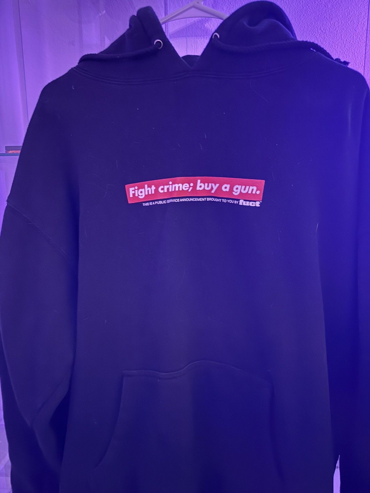 FUCT Fuct “Fight Crime” Hoodie Size US XL / EU 56 / 4 - 1 Thumbnail