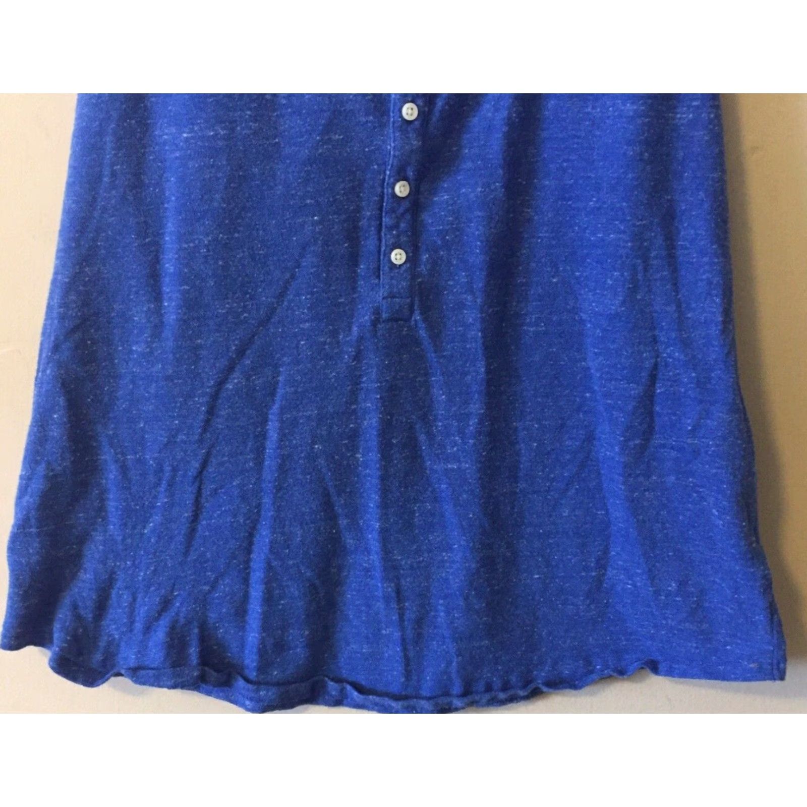 Nike Women's Nike Tank Top Size L Blue Cotton/Poly Stretch Racerback #p17-56 Shirt Womens L Blue Nike Tank Cotton/Poly Stretch Racerback Size L / US 10 / IT 46 - 3 Thumbnail
