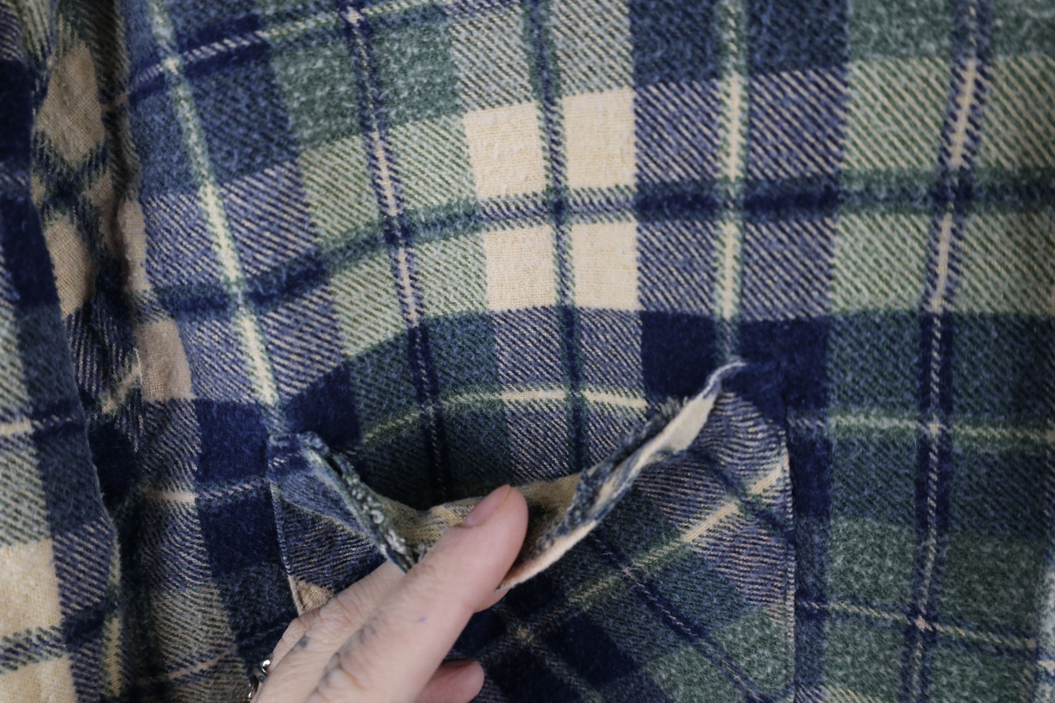 Dickies × Vintage Vintage 80s 90s Dickies Flannel Collared Button Shirt Plaid Size US M / EU 48-50 / 2 - 5 Thumbnail