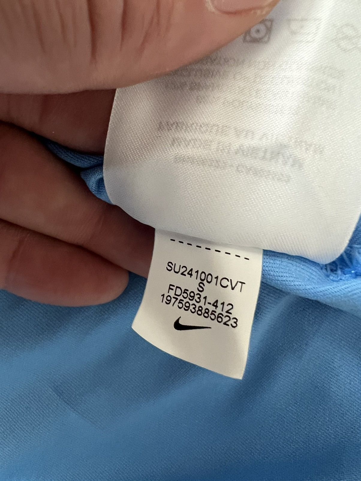 Nike Nike Dri-FIT Tour Striped Performance Golf Polo Blue Size US S / EU 44-46 / 1 - 10 Thumbnail