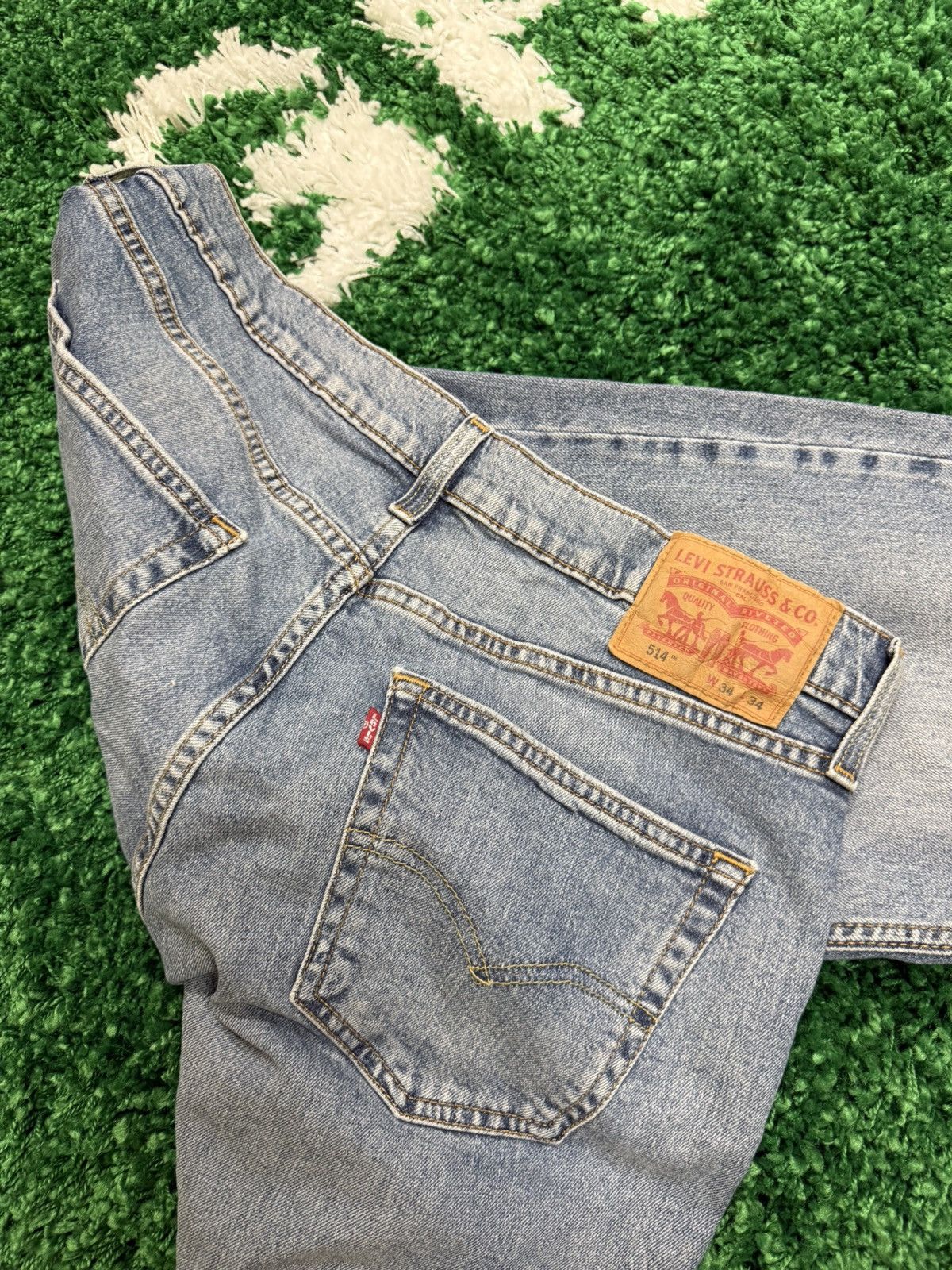 Levi's × Vintage Vintage Levi's 514 Blue Denim Jeans Sz. 34 x 34 Size US 34 / EU 50 - 6 Thumbnail