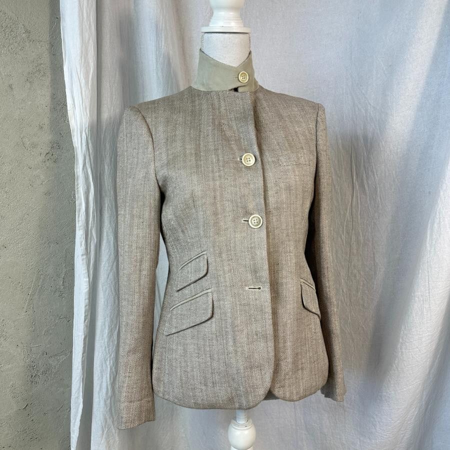 Loro Piana × Vintage Loro Piana Linen&Silk Jacket Size M / US 6-8 / IT 42-44 - 11 Thumbnail