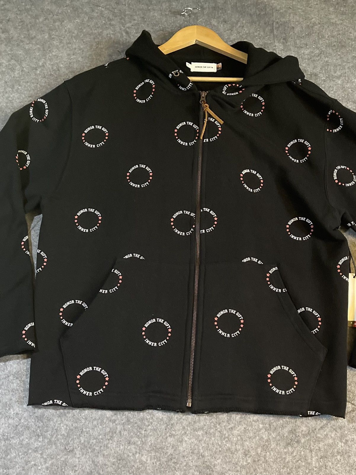 Honor the Gift Honor The Gift “Inner City” Zip Hoodie – Black XL Size US XL / EU 56 / 4 - 1 Thumbnail