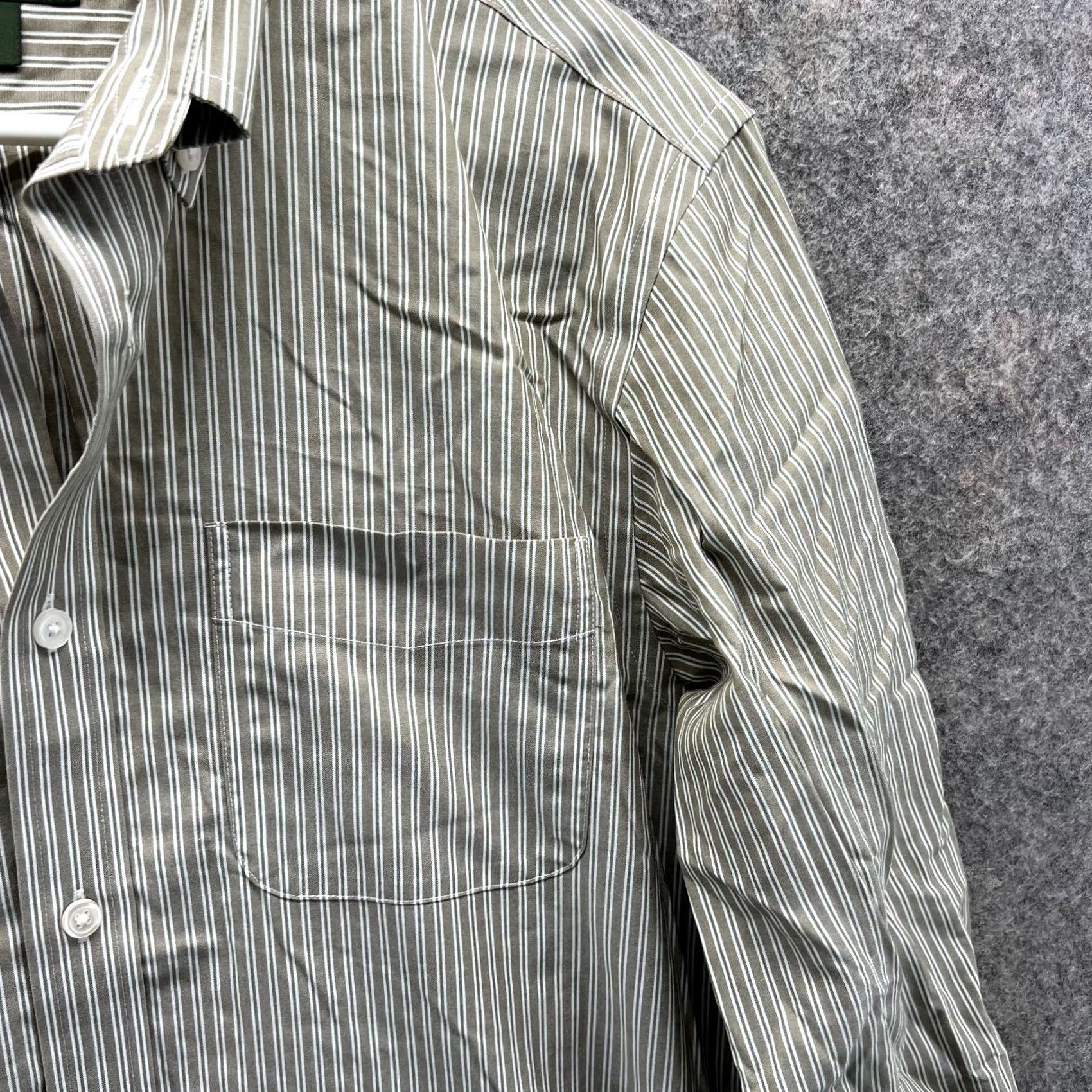 Eddie Bauer VINTAGE Eddie Bauer Shirt Men Medium Green Striped Button-Down Wrinkle Resistant Size US M / EU 48-50 / 2 - 7 Thumbnail