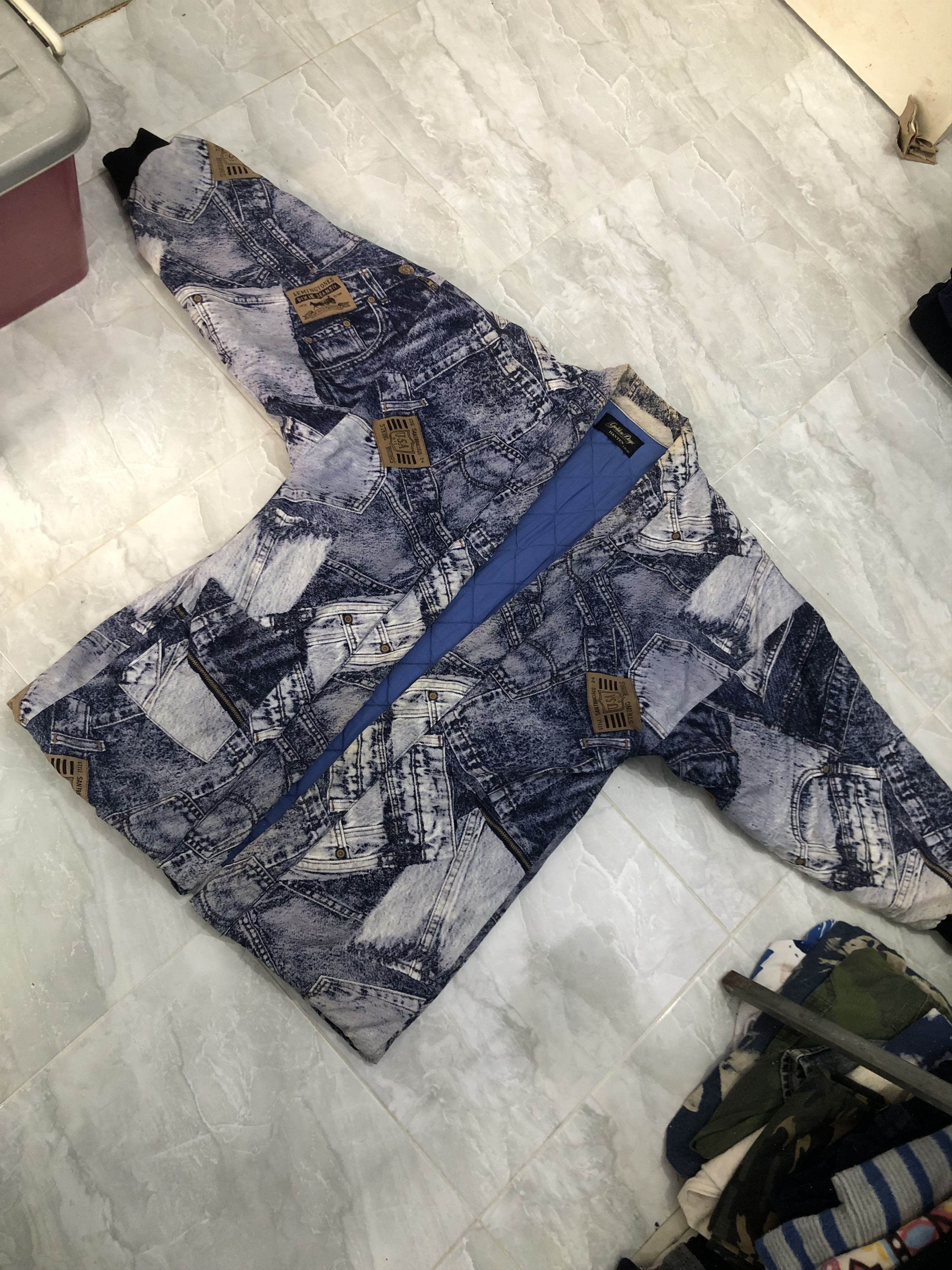 Japanese Brand Golden Days HANTEN Patchwork Jacket Size US L / EU 52-54 / 3 - 11 Thumbnail