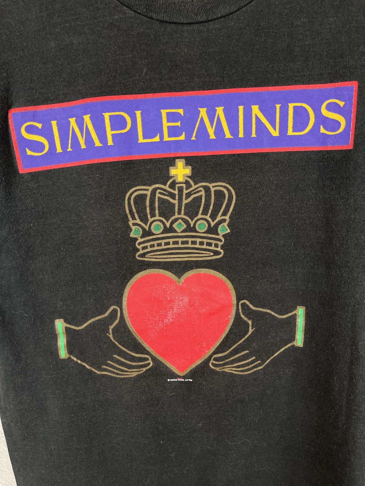 Band Tees Simple Minds vintage 1989 European tour Screen Stars tee Size US L / EU 52-54 / 3 - 7 Thumbnail