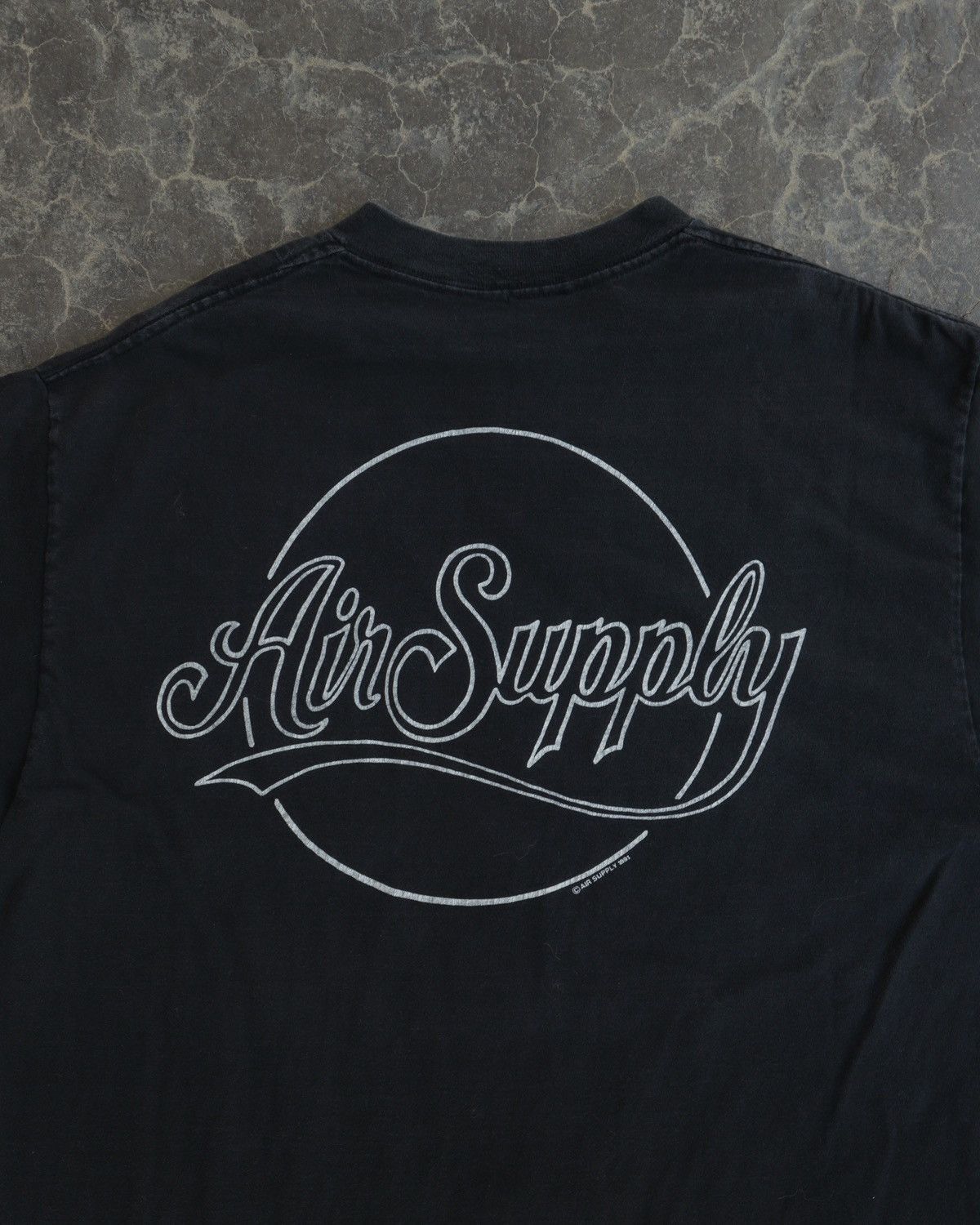 Band Tees Vintage 90s Air Supply Band Fade Black Archive World Tee Size US XL / EU 56 / 4 - 5 Thumbnail