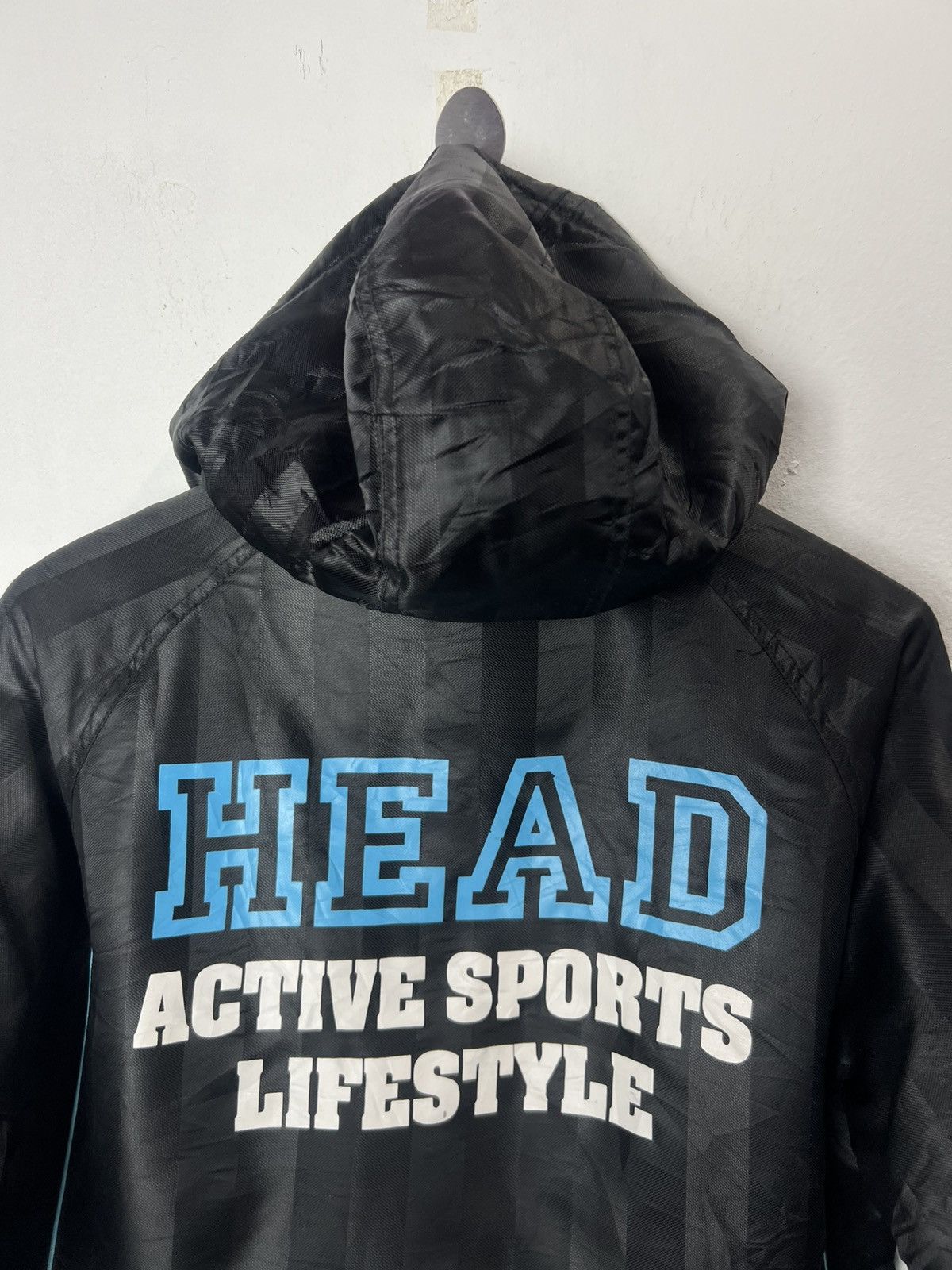 Japanese Brand Head Sports Bench Parka Grey Fleece Hooded Coat Size US M / EU 48-50 / 2 - 9 Thumbnail