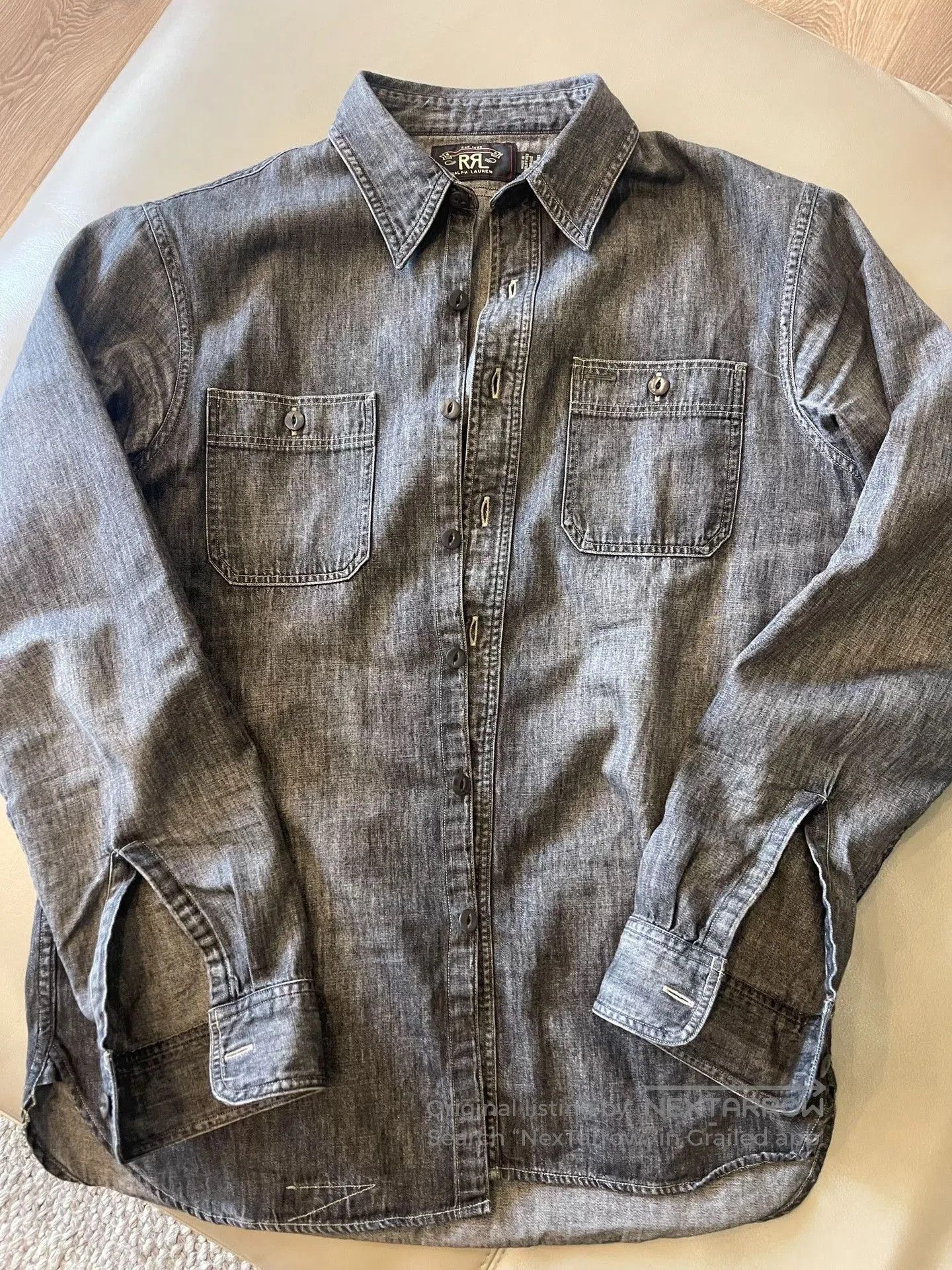 RRL Ralph Lauren RRL Chambray Denim Shirt. Size US S / EU 44-46 / 1 - 1 Thumbnail