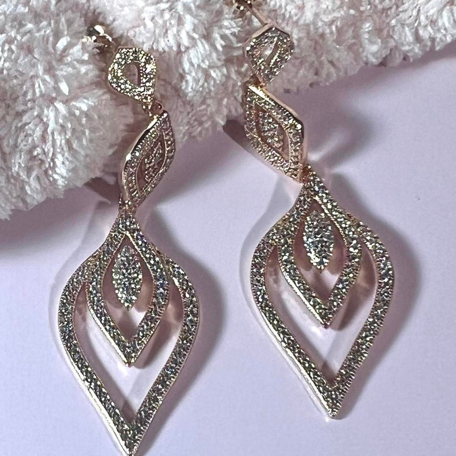 Jewelry Hespera Rose Gold Earrings, Women's